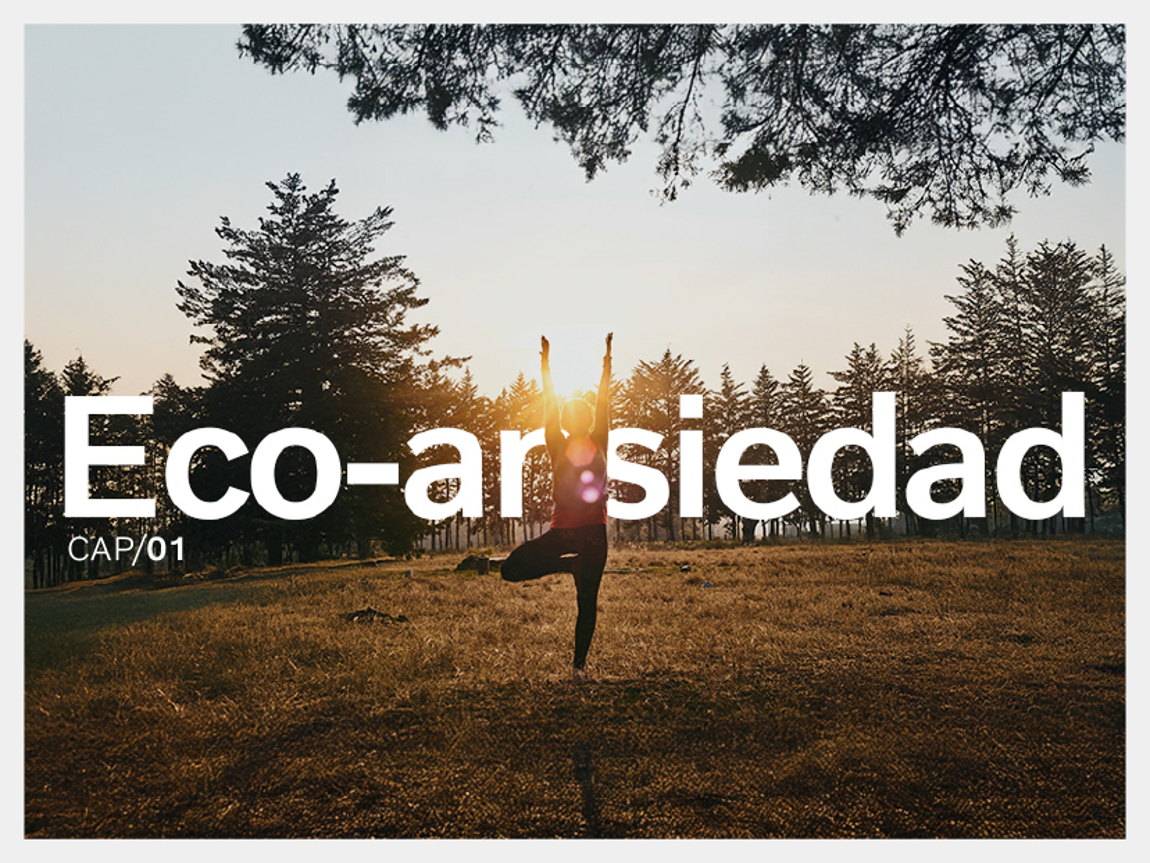 Imagen con una persona haciendo un estiramiento con el sol detrás