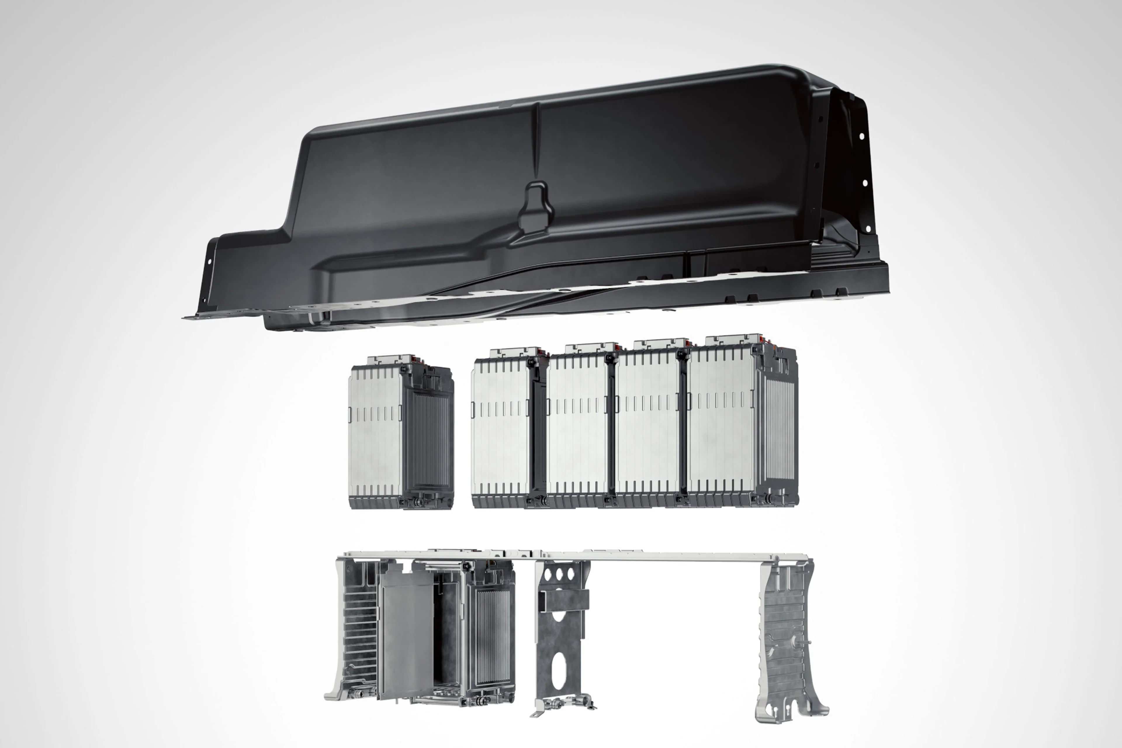 Teile eines Volvo Elektromotors