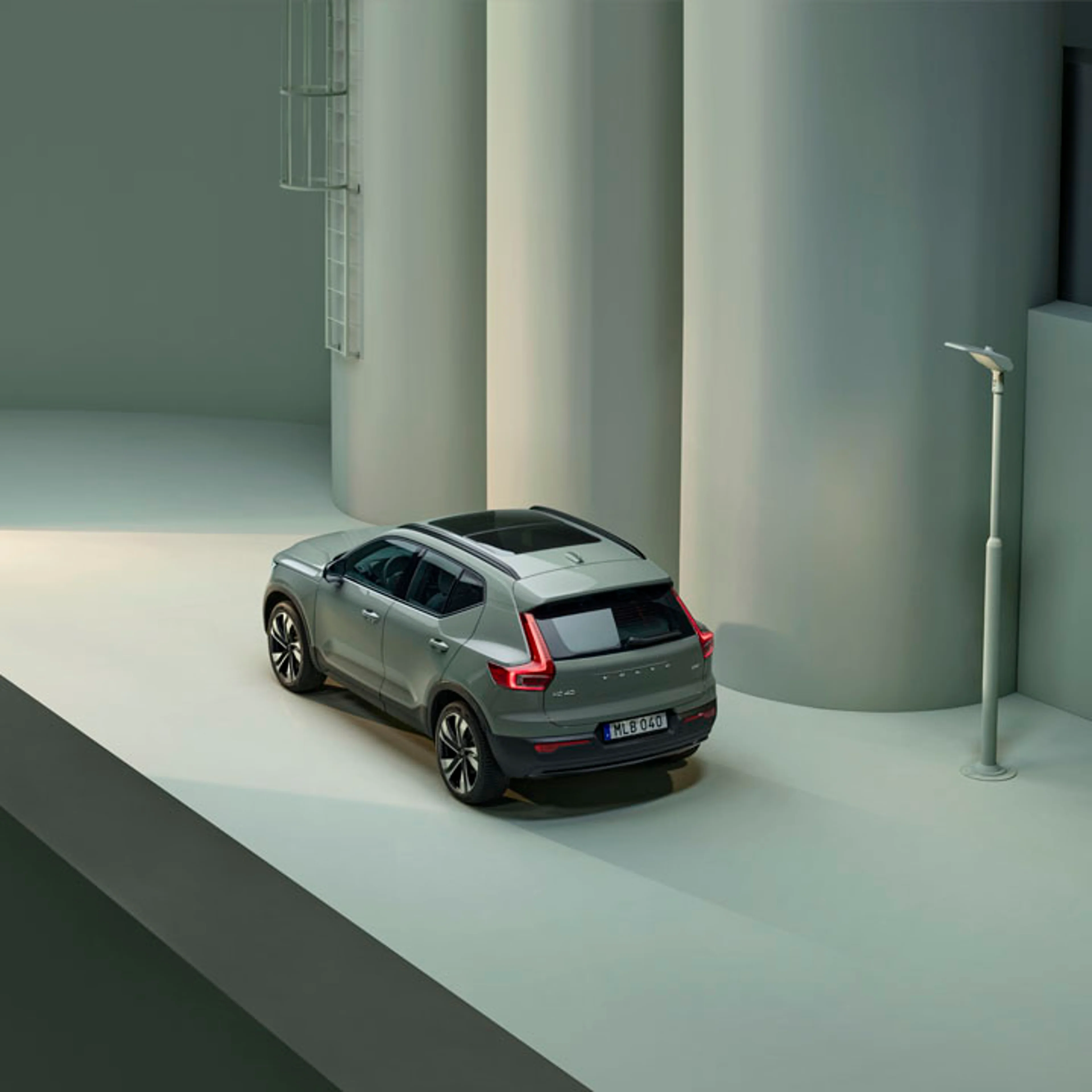 Volvo XC40 vista aérea