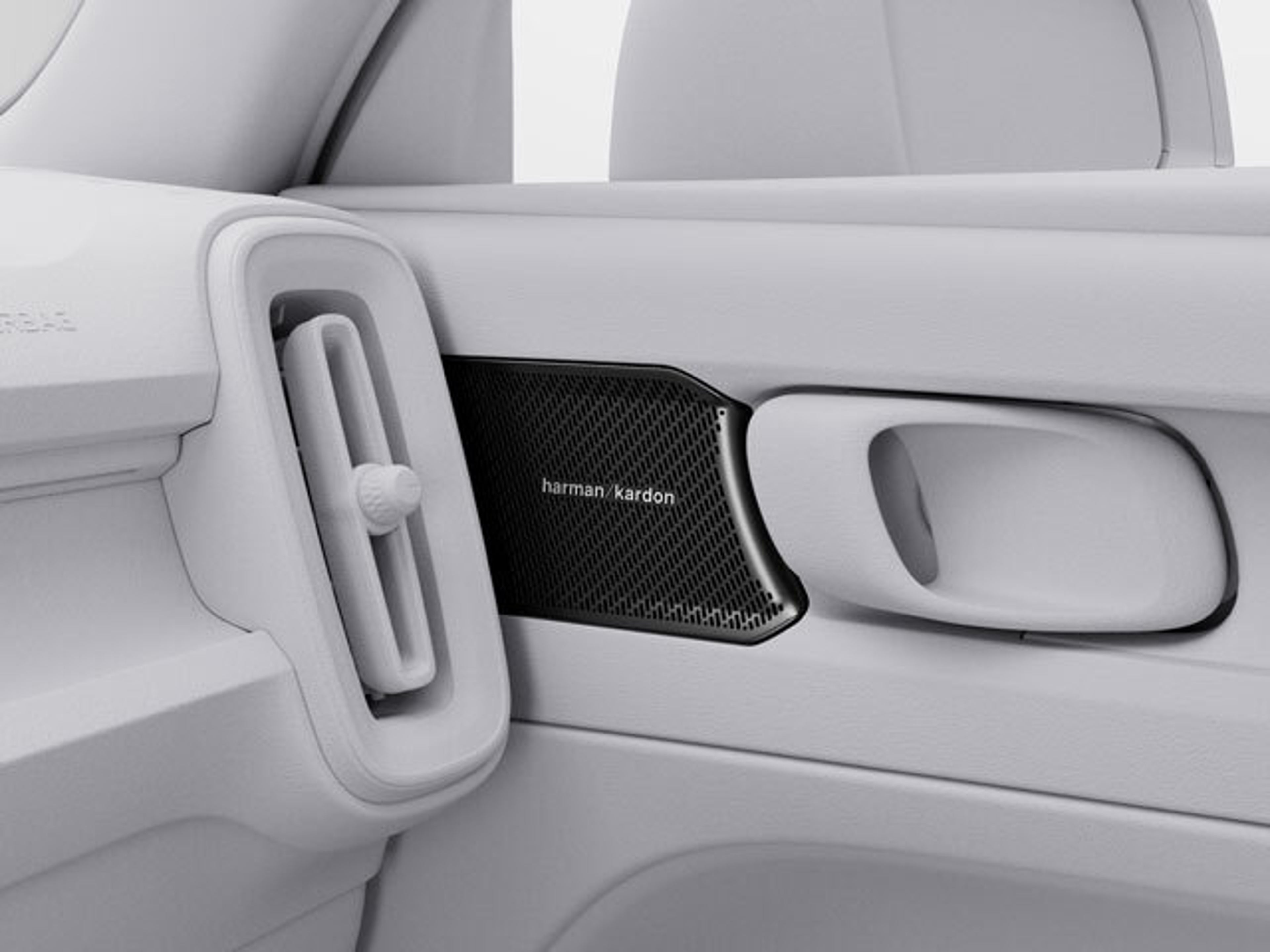 Harmon Kardon högtalare i dörren på en EC40