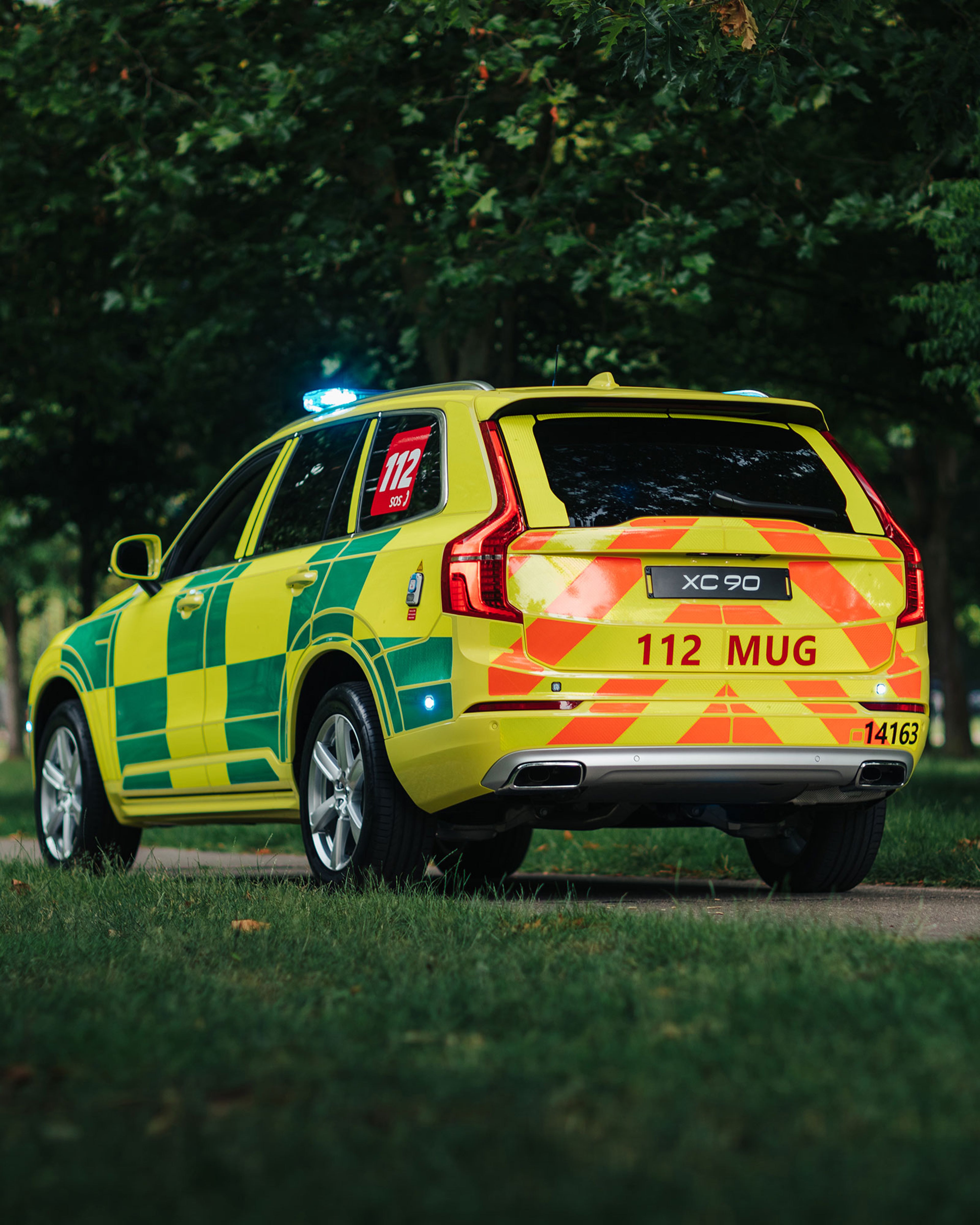 Volvo XC90 MUG met een intervention pack.