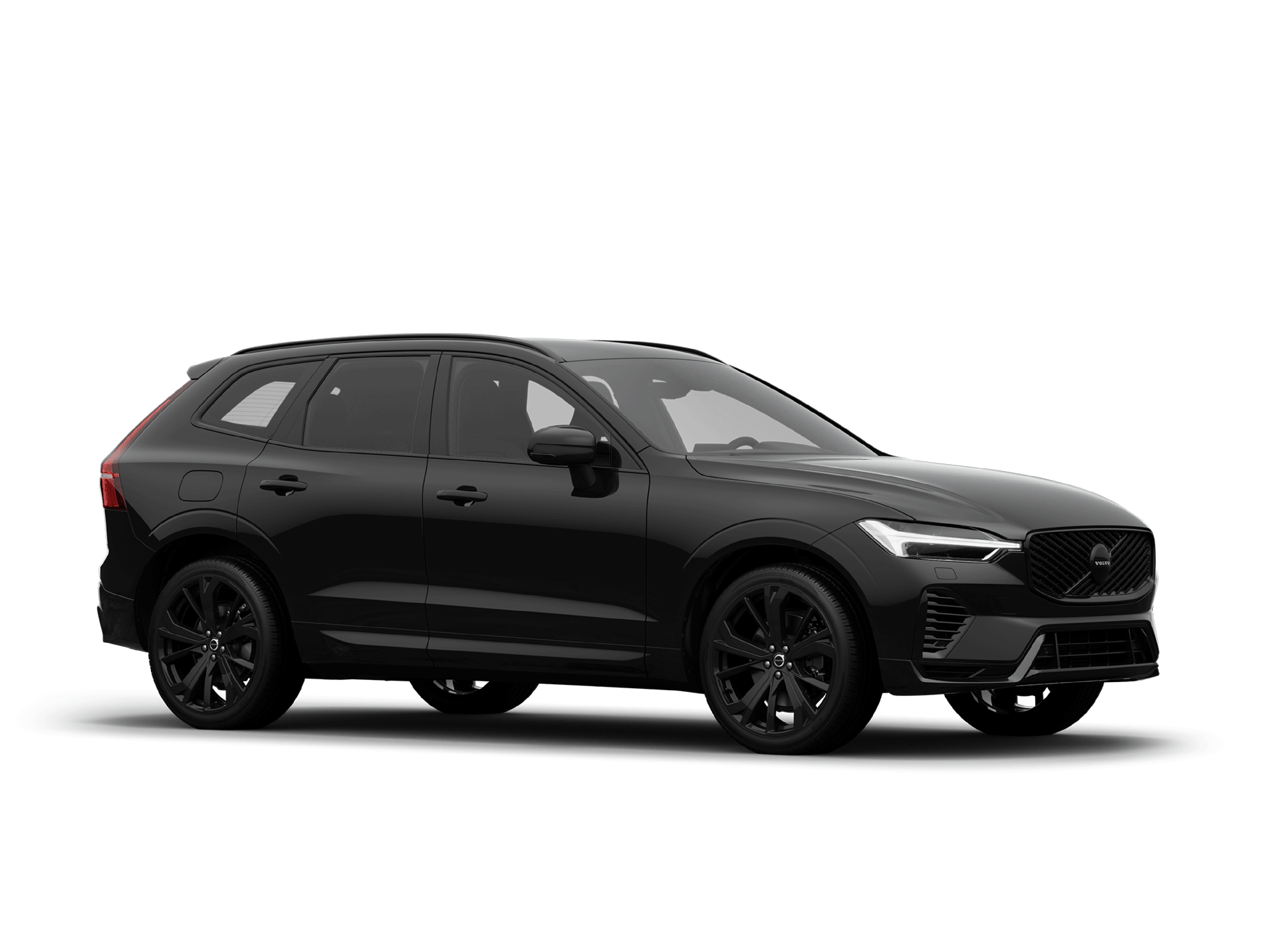 De XC60 Black Edition in Onyx Black, Denim Blue, Crystal White en Vapour Grey.