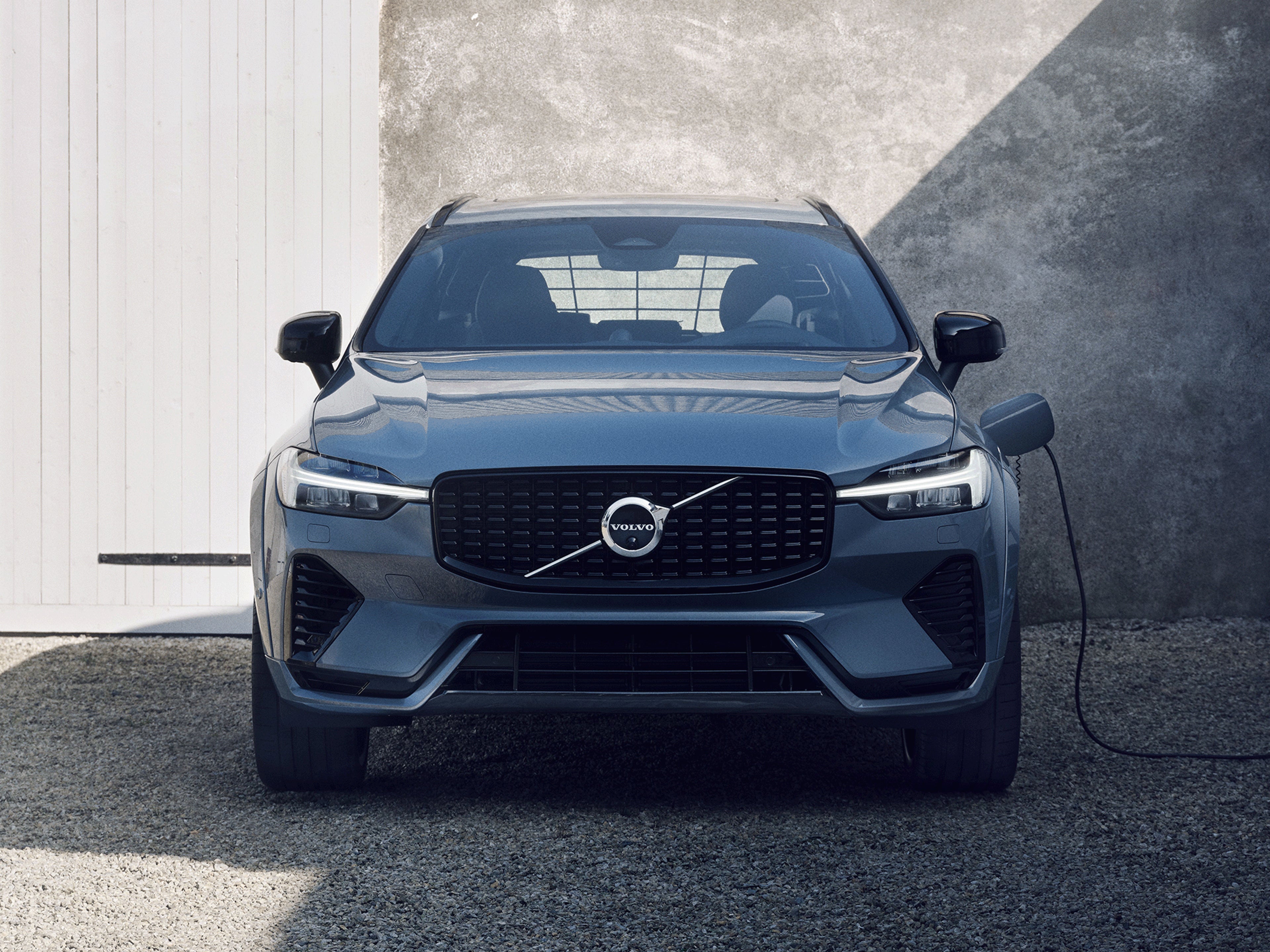Frontale Ansicht eines Volvo XC90 Gebrauchtwagen.