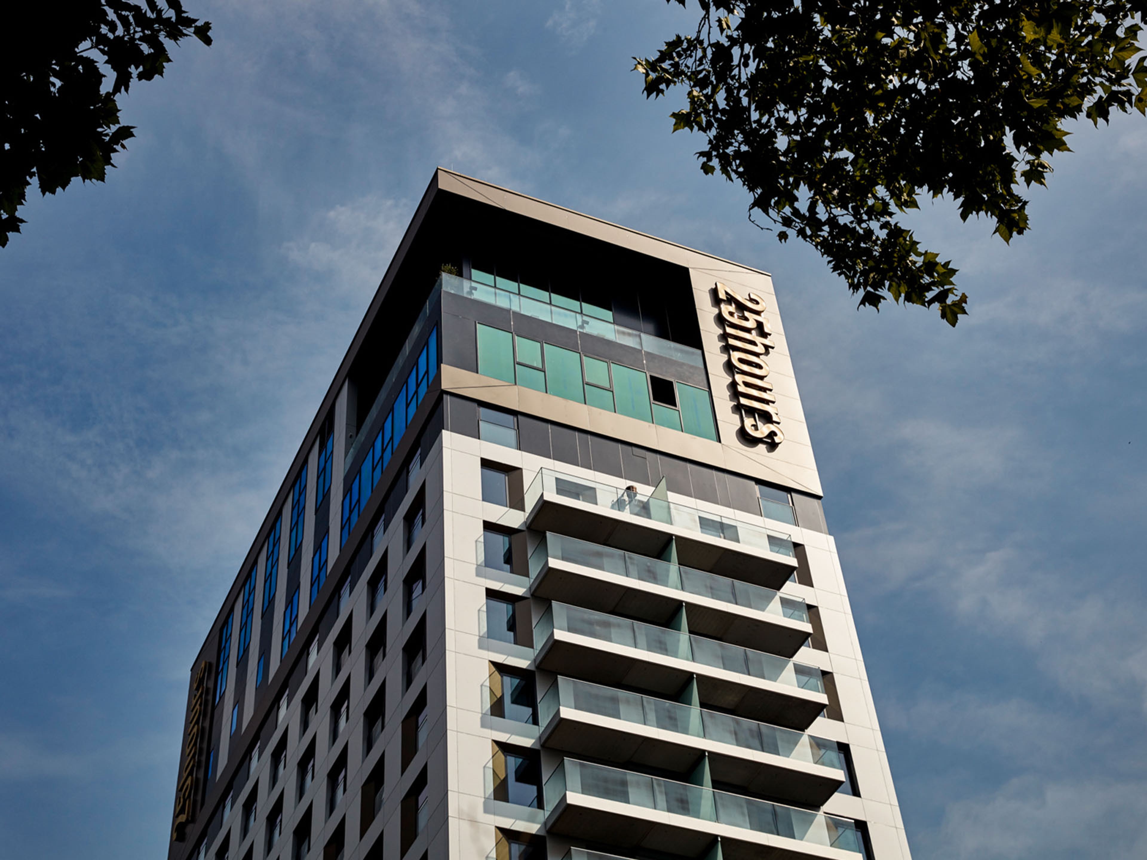 Bild des 25hours Hotel in Düsseldorf.