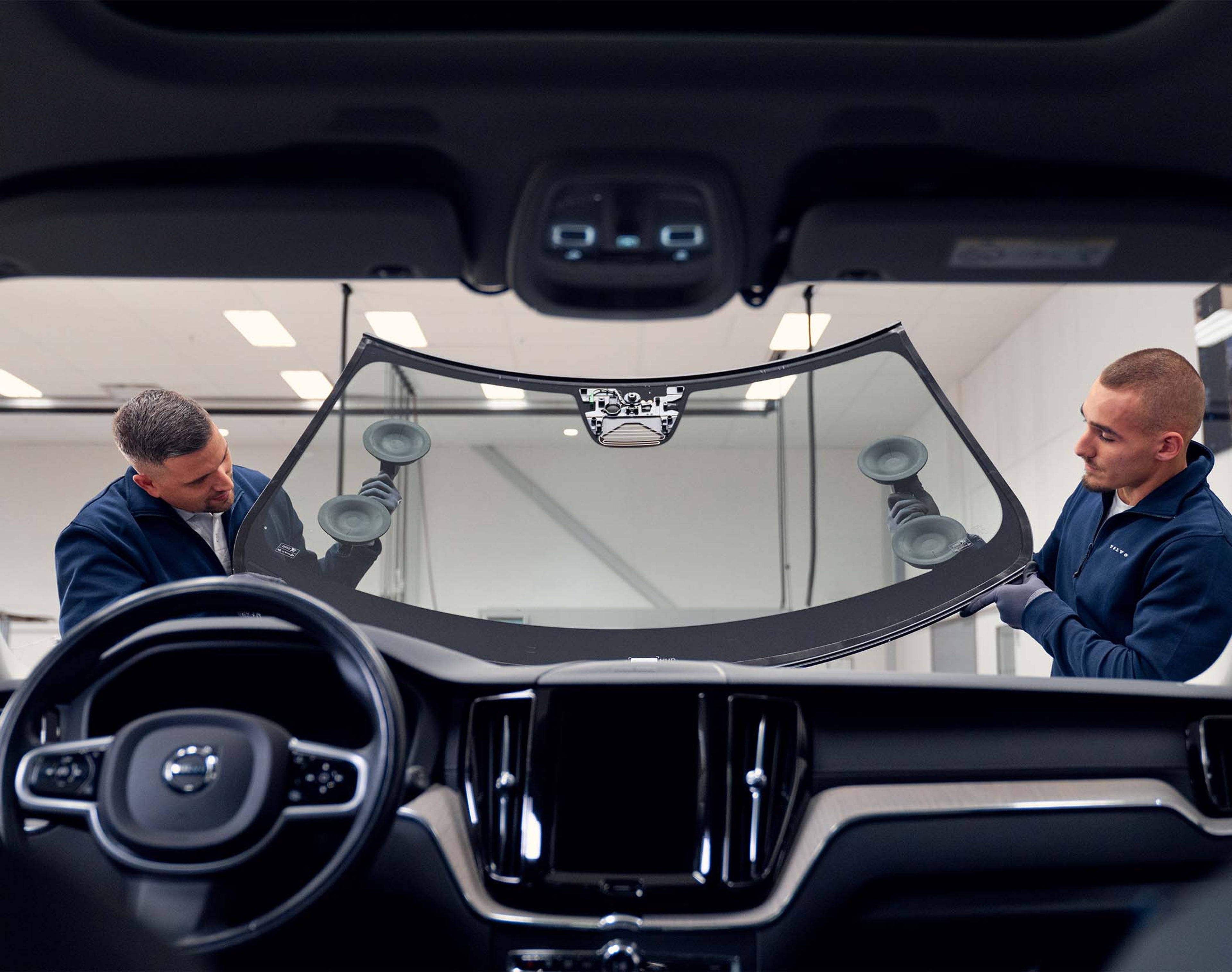 Volvo windshield