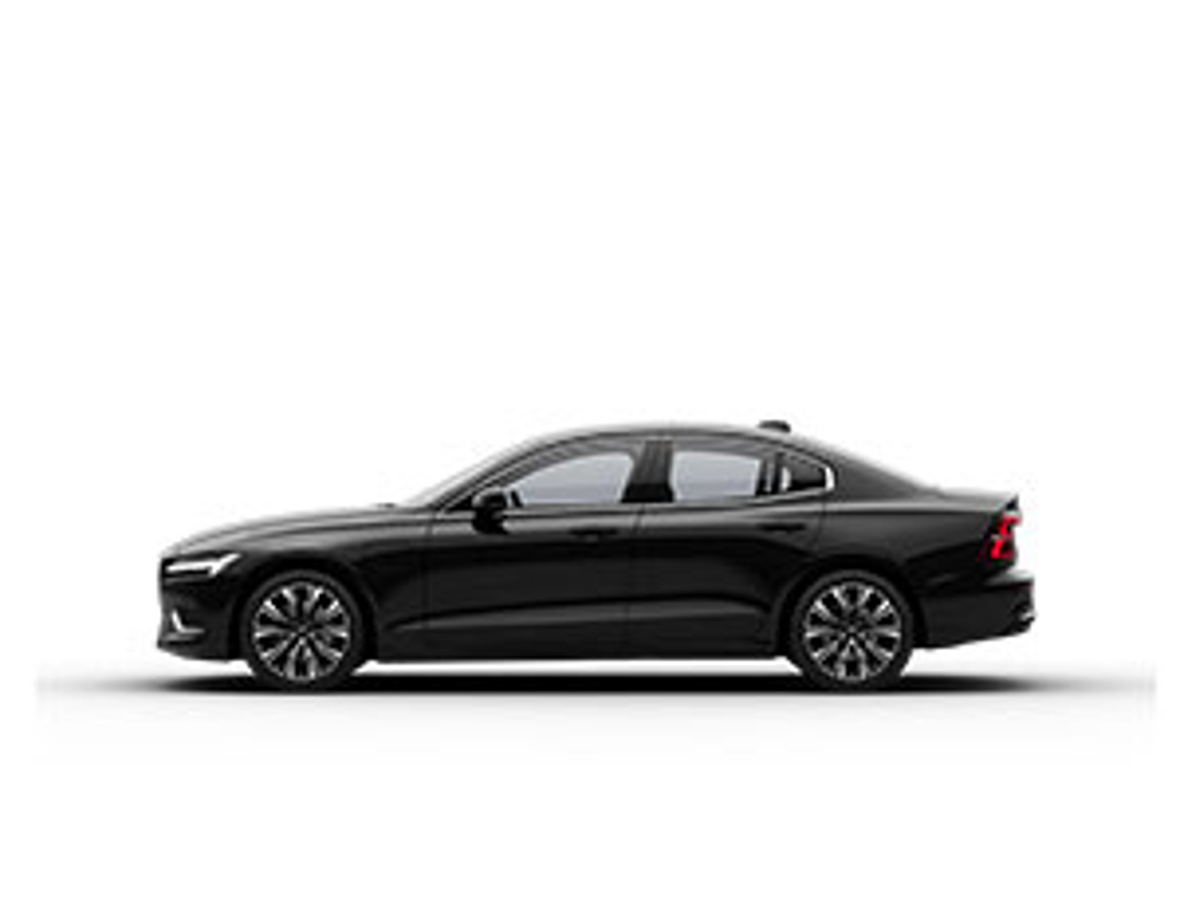 Volvo S60 Noir Onyx de profil