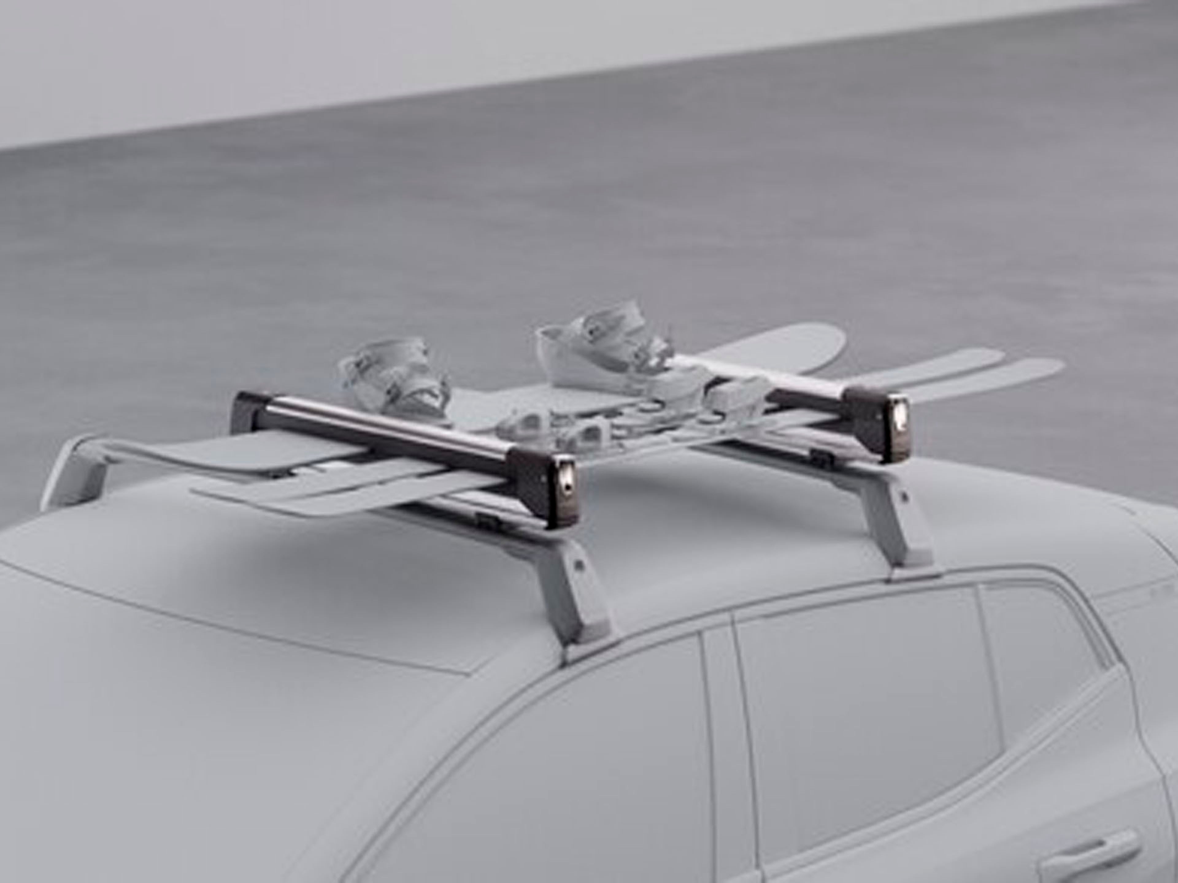 Portaesquís extraíble accesorio invierno Volvo