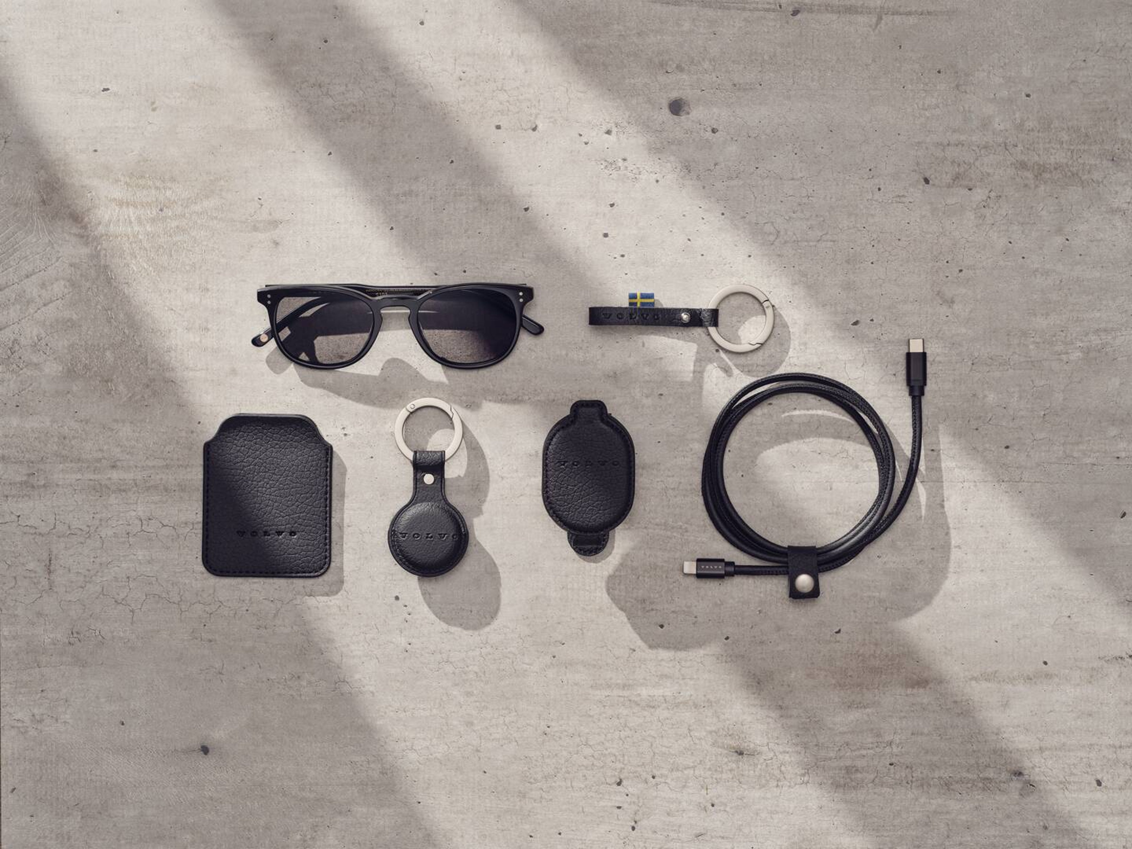 Volvo Lifestyle Collection - range of accessories on table