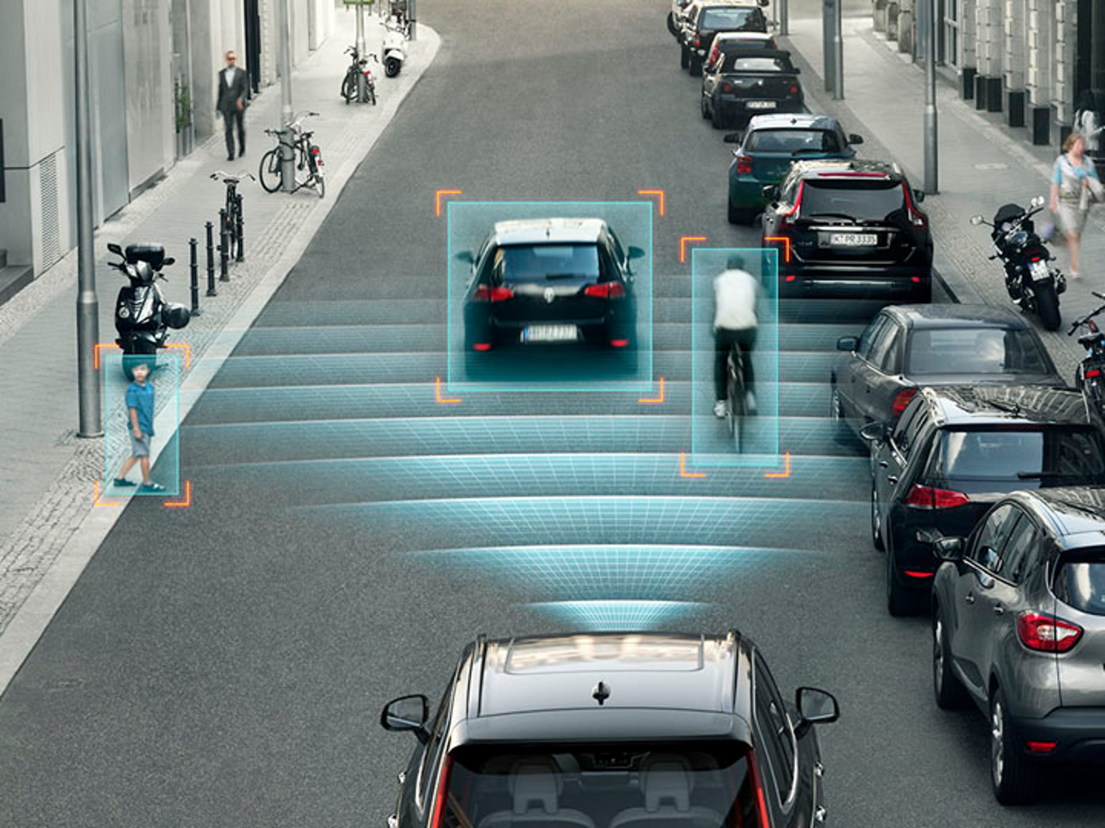 Detectando vehículos City Safety