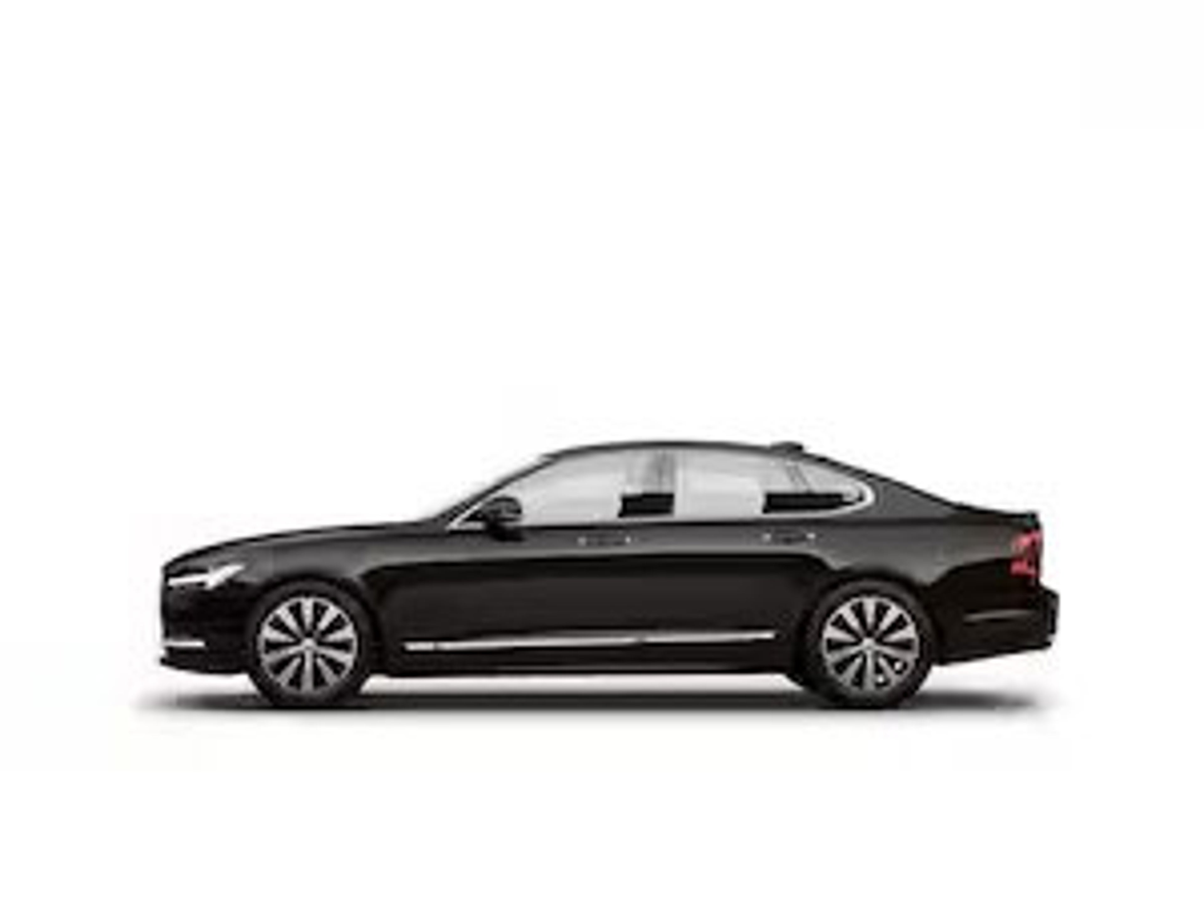 Volvo S90 noir de profil