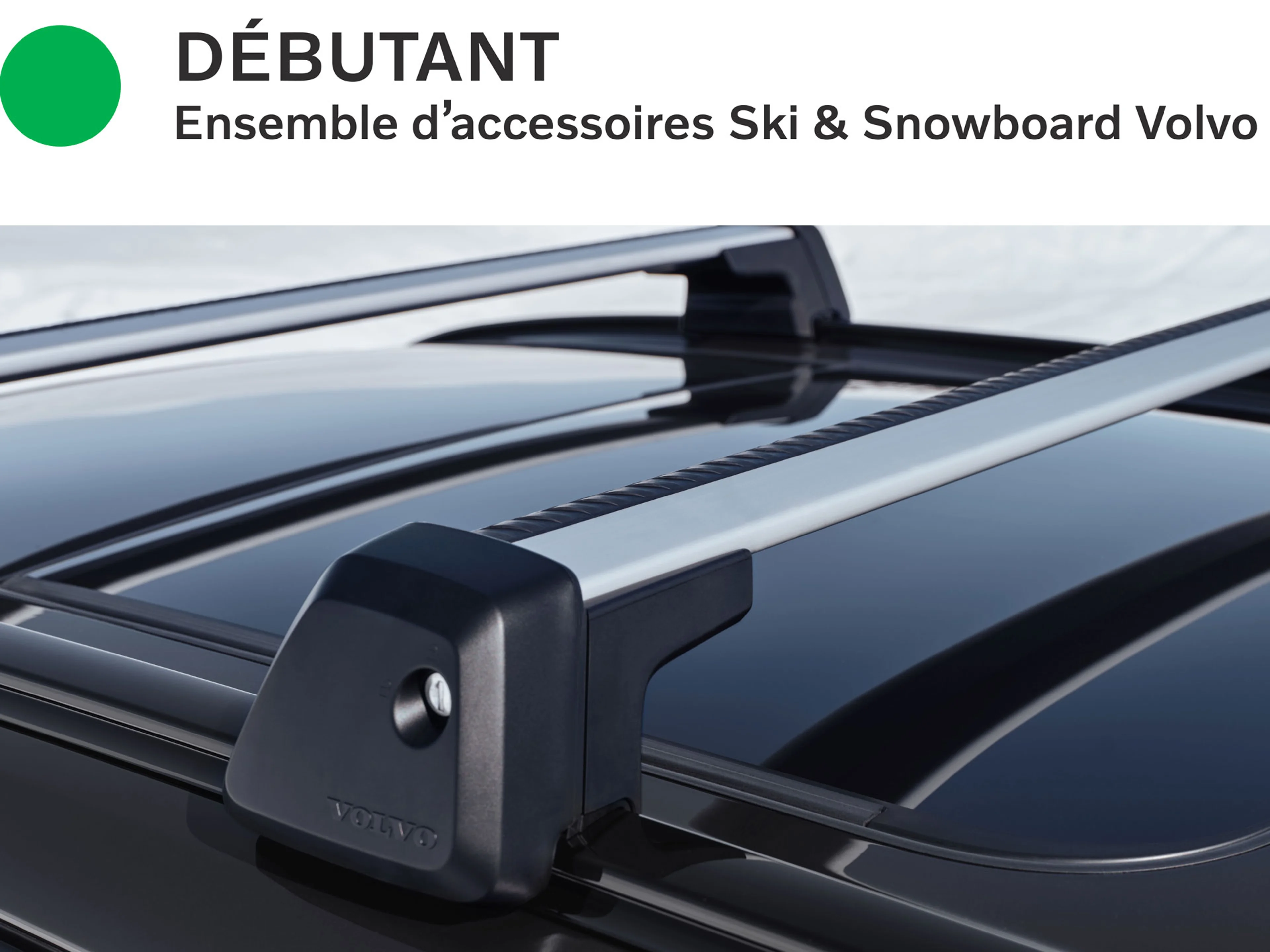 Débutant ensemble d’accessoires Ski & Snowboard Volvo