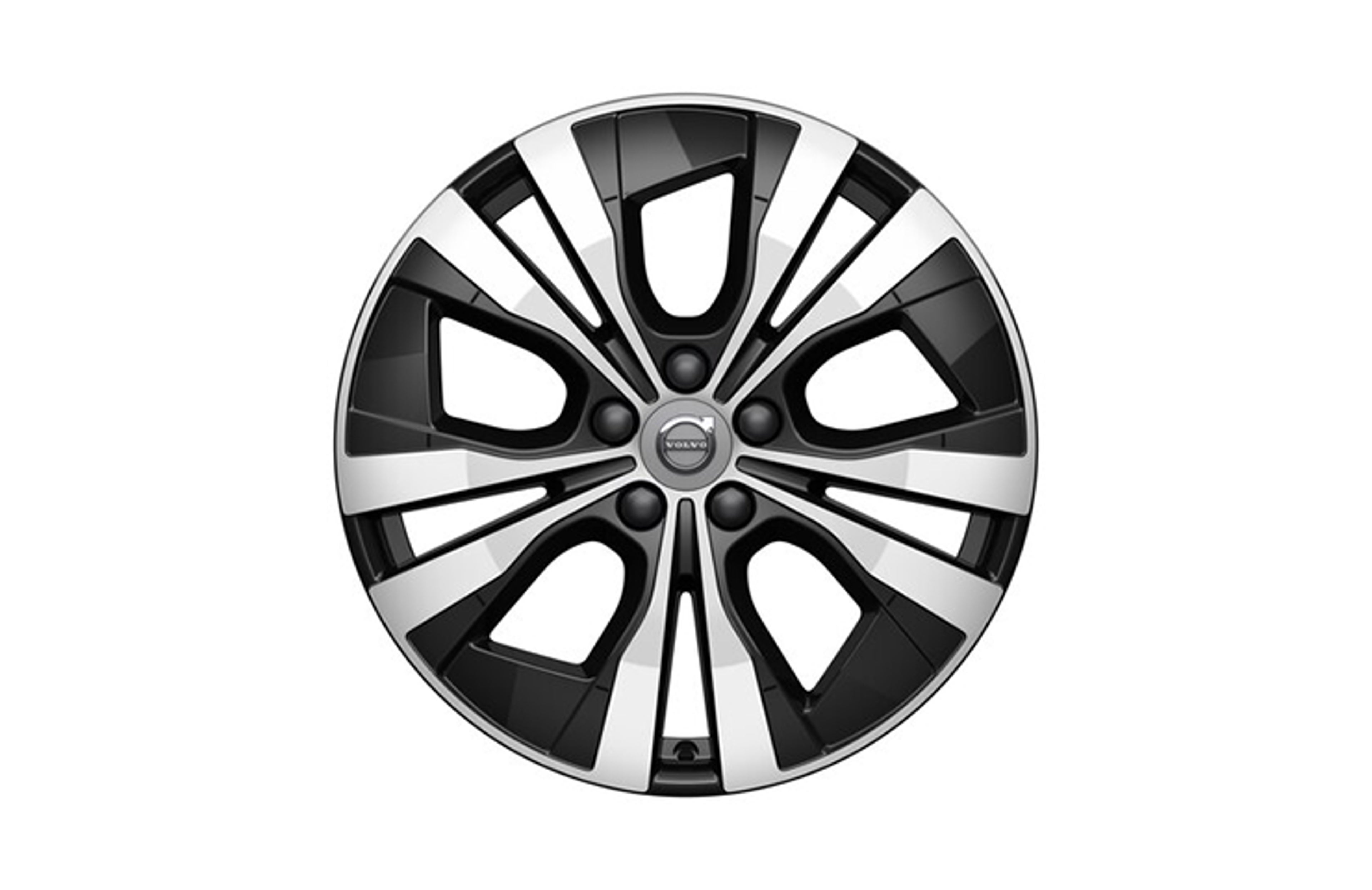 Cerchi 18" a 5 razze doppie Black Diamond Cut - 1098