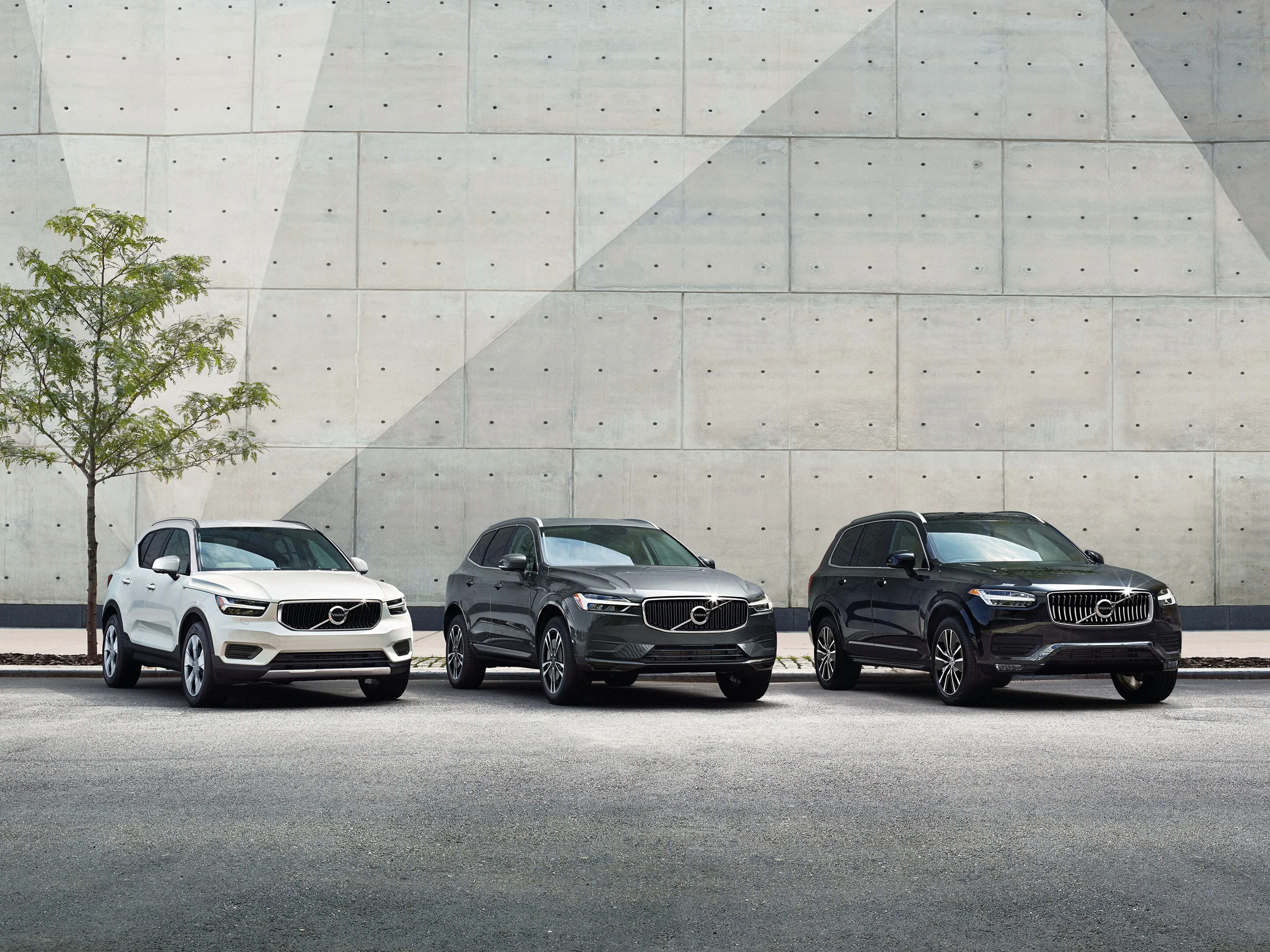 Volvo XC modellek előlnézetből