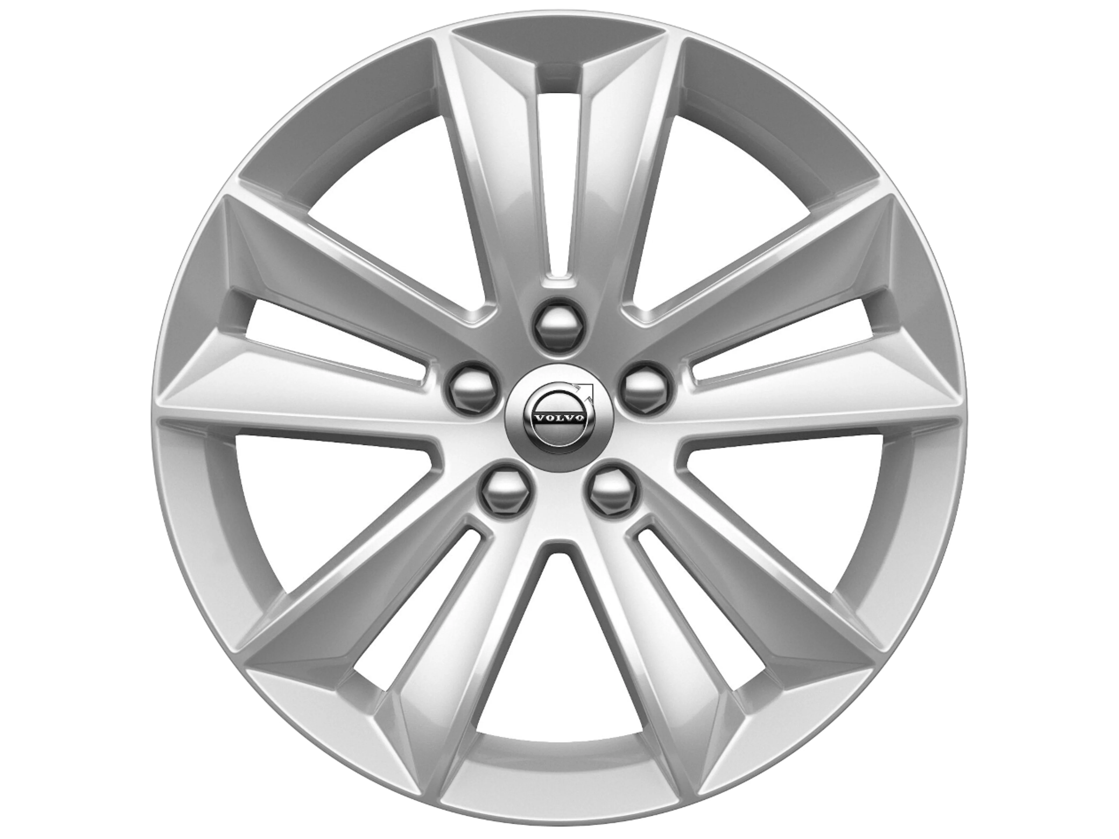 Cerchi 17" a 5 razze doppie Silver - 1035