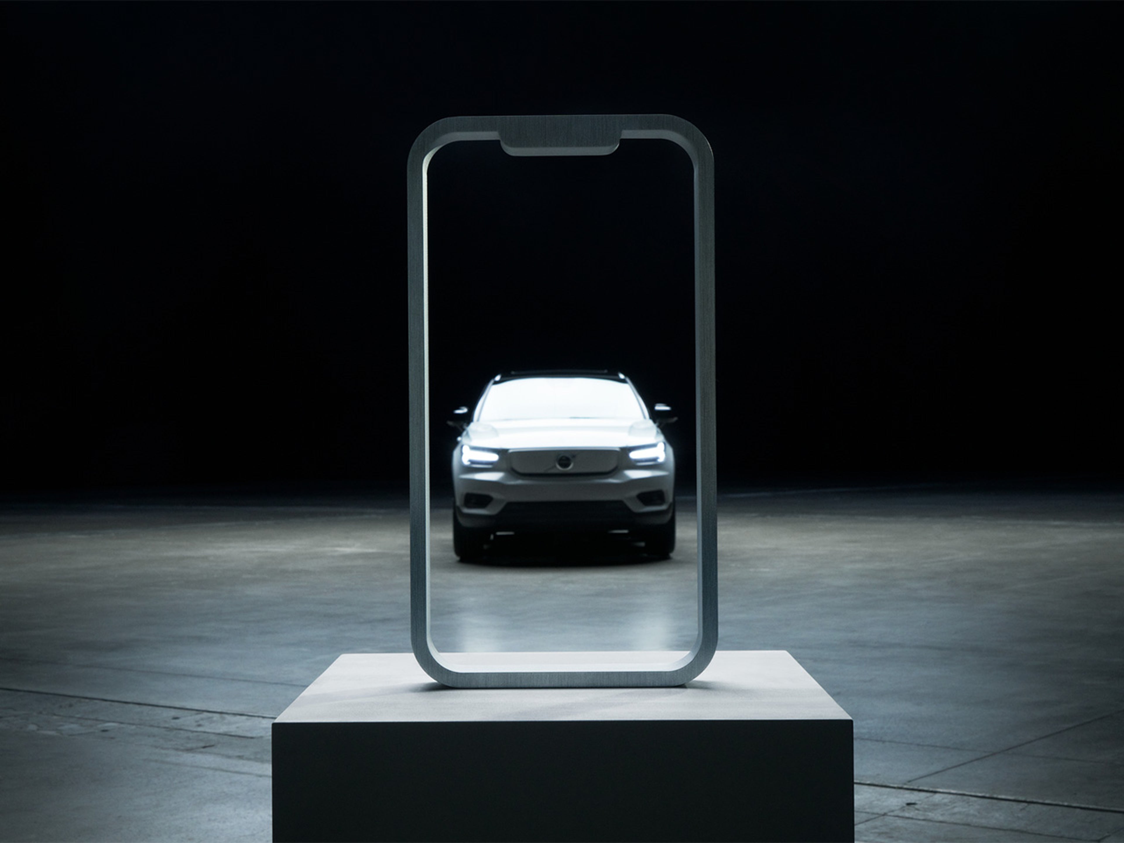 Ilustrativní obrázek Volvo Cars aplikace