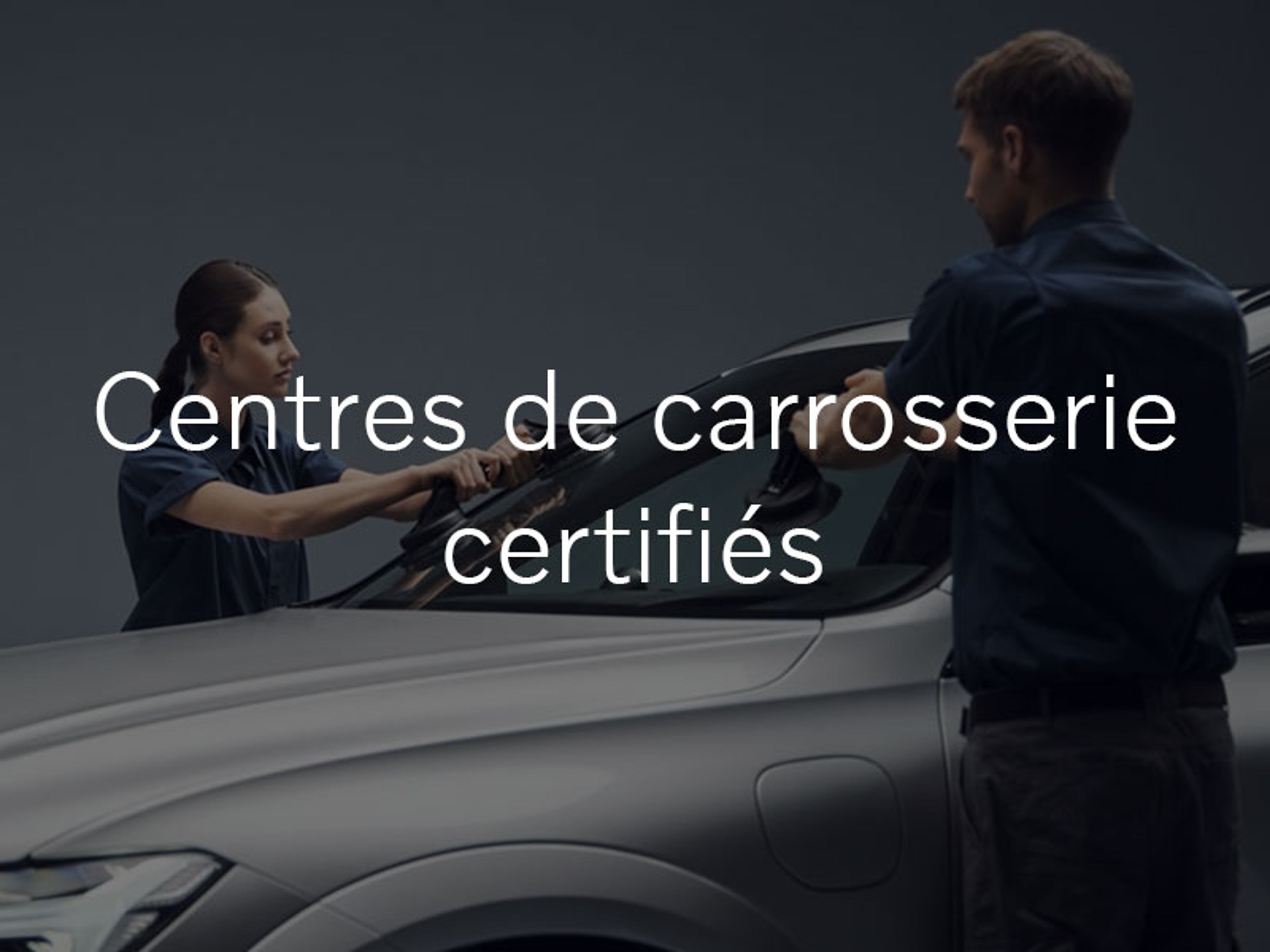 Centres de carrosserie certifiés