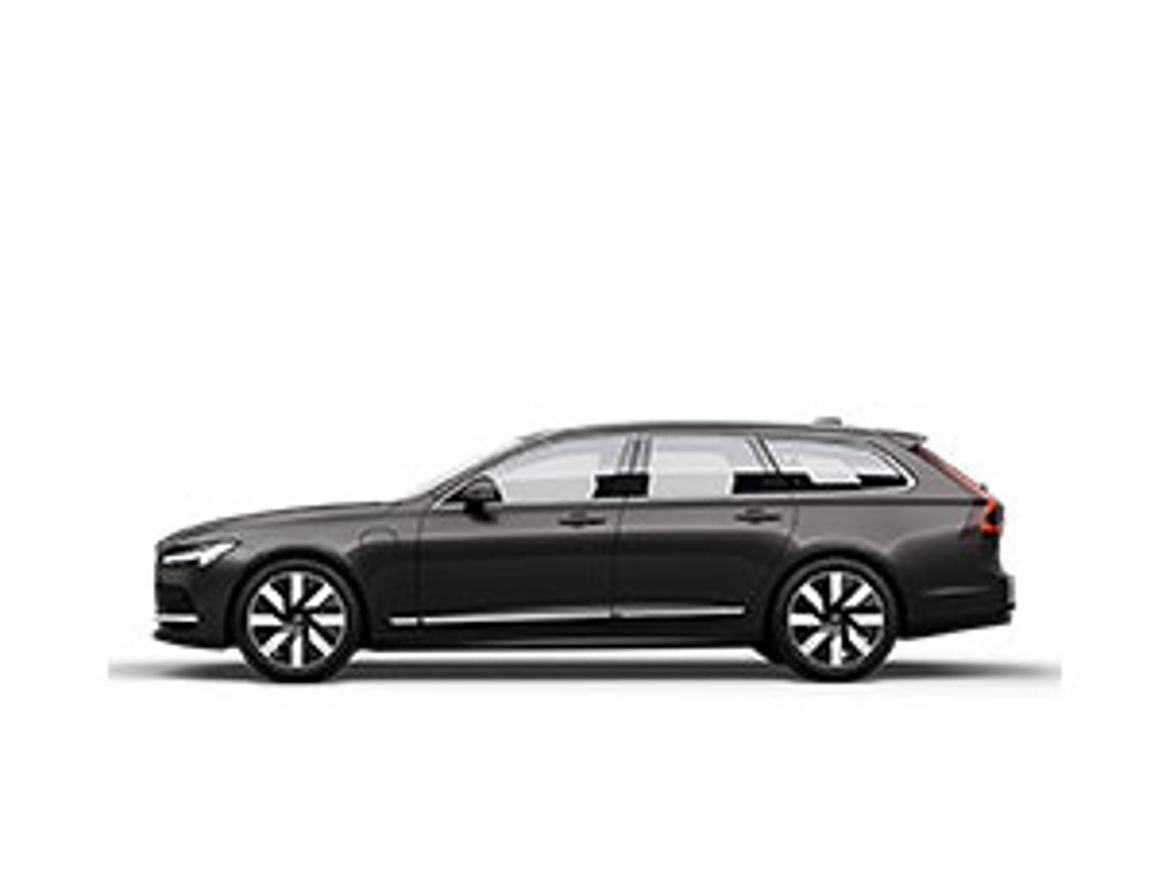Volvo V90 noir de profil