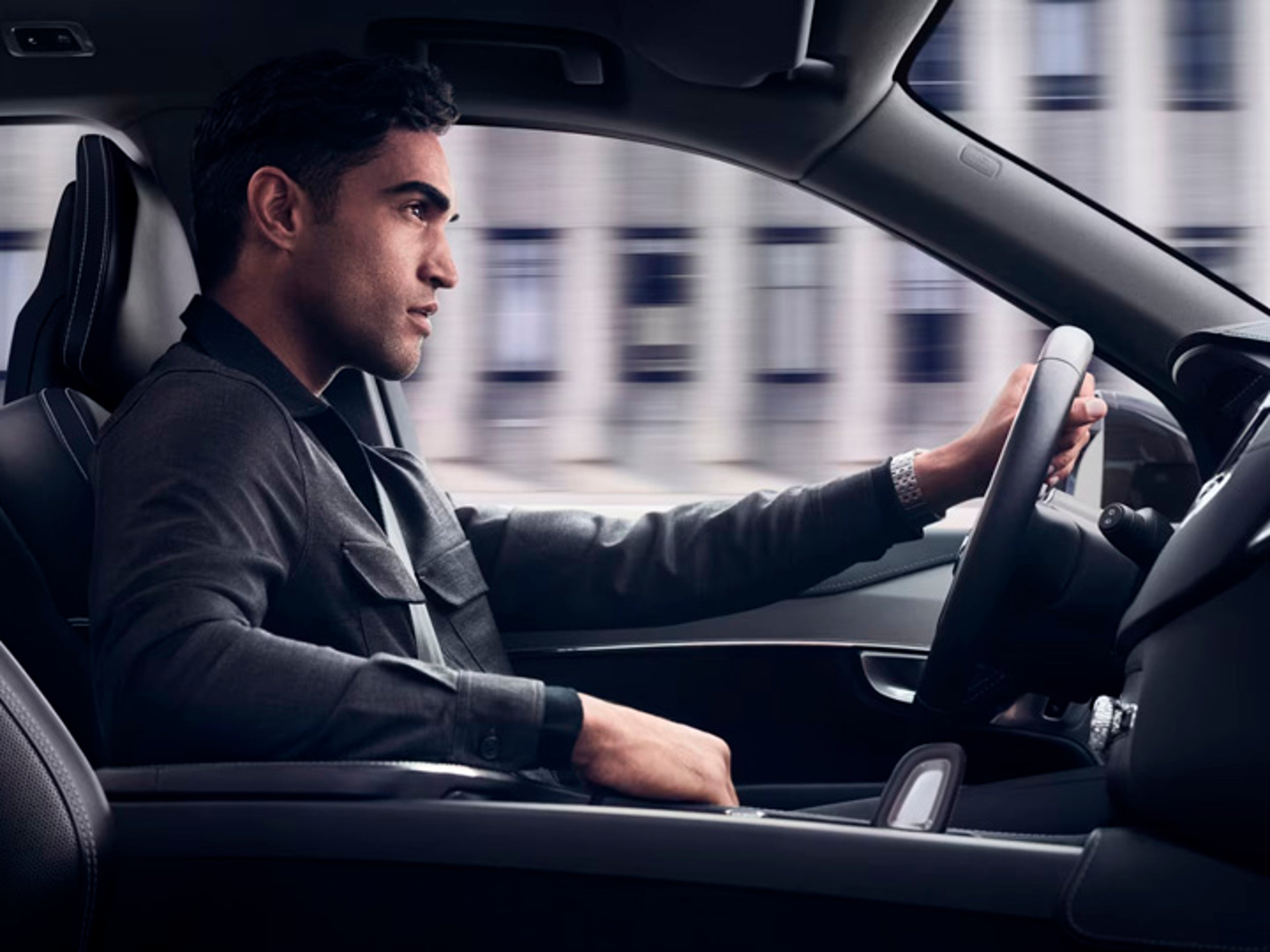 Interior de un Volvo