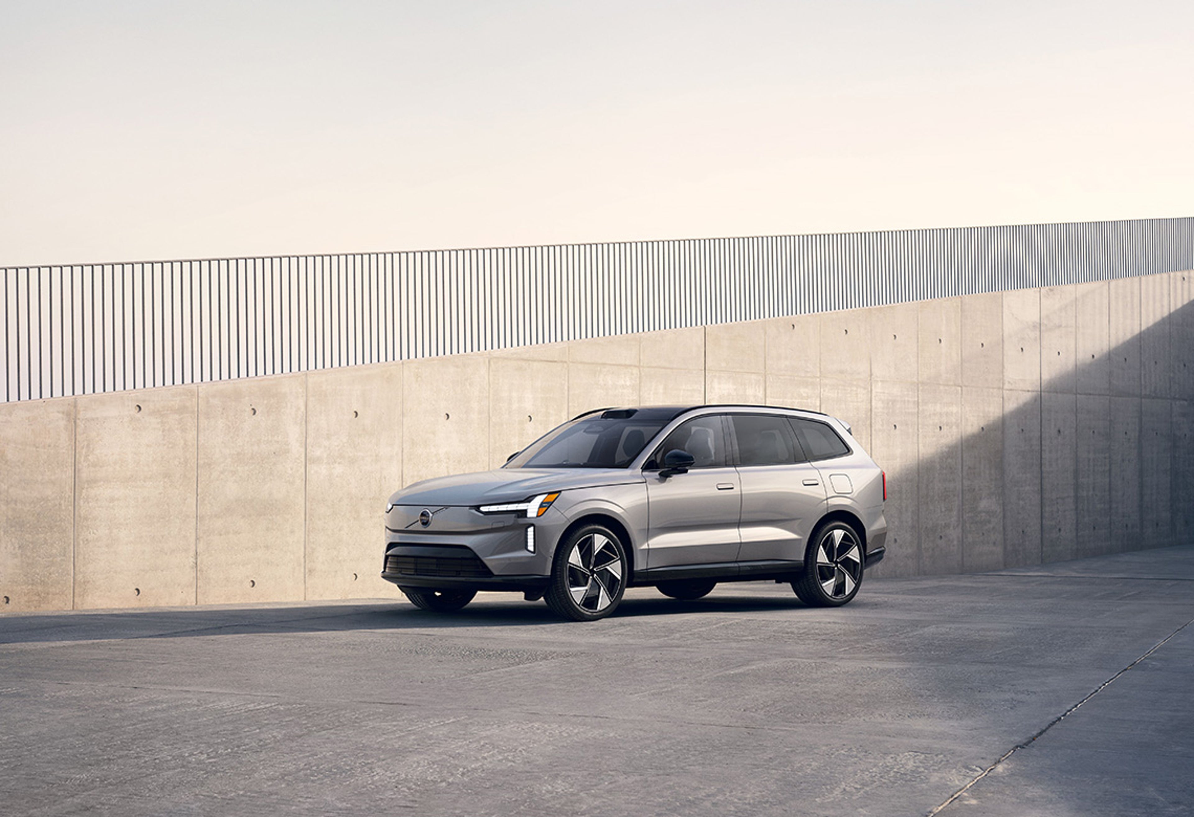 About Volvo Models - Volvo car parked in distance