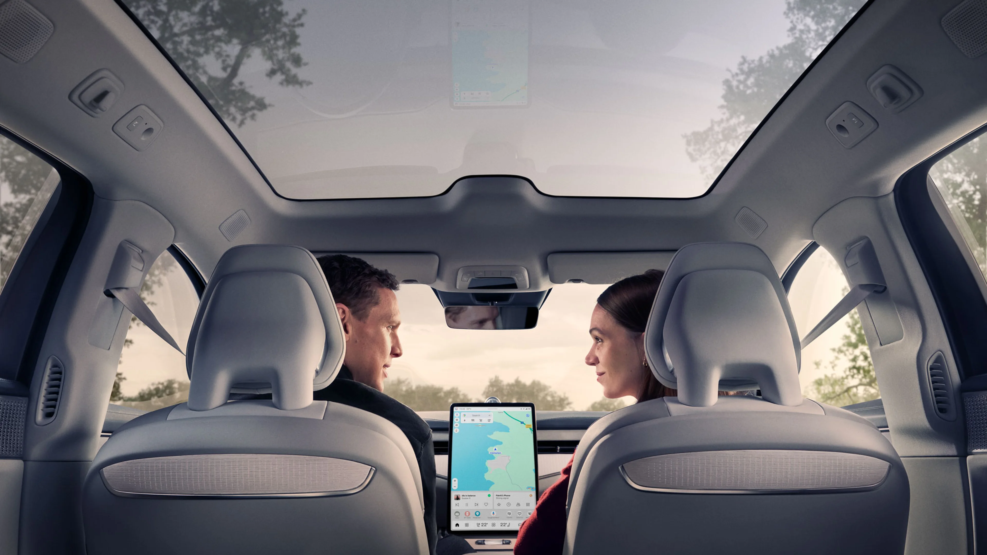 Vue panoramique Volvo ES90