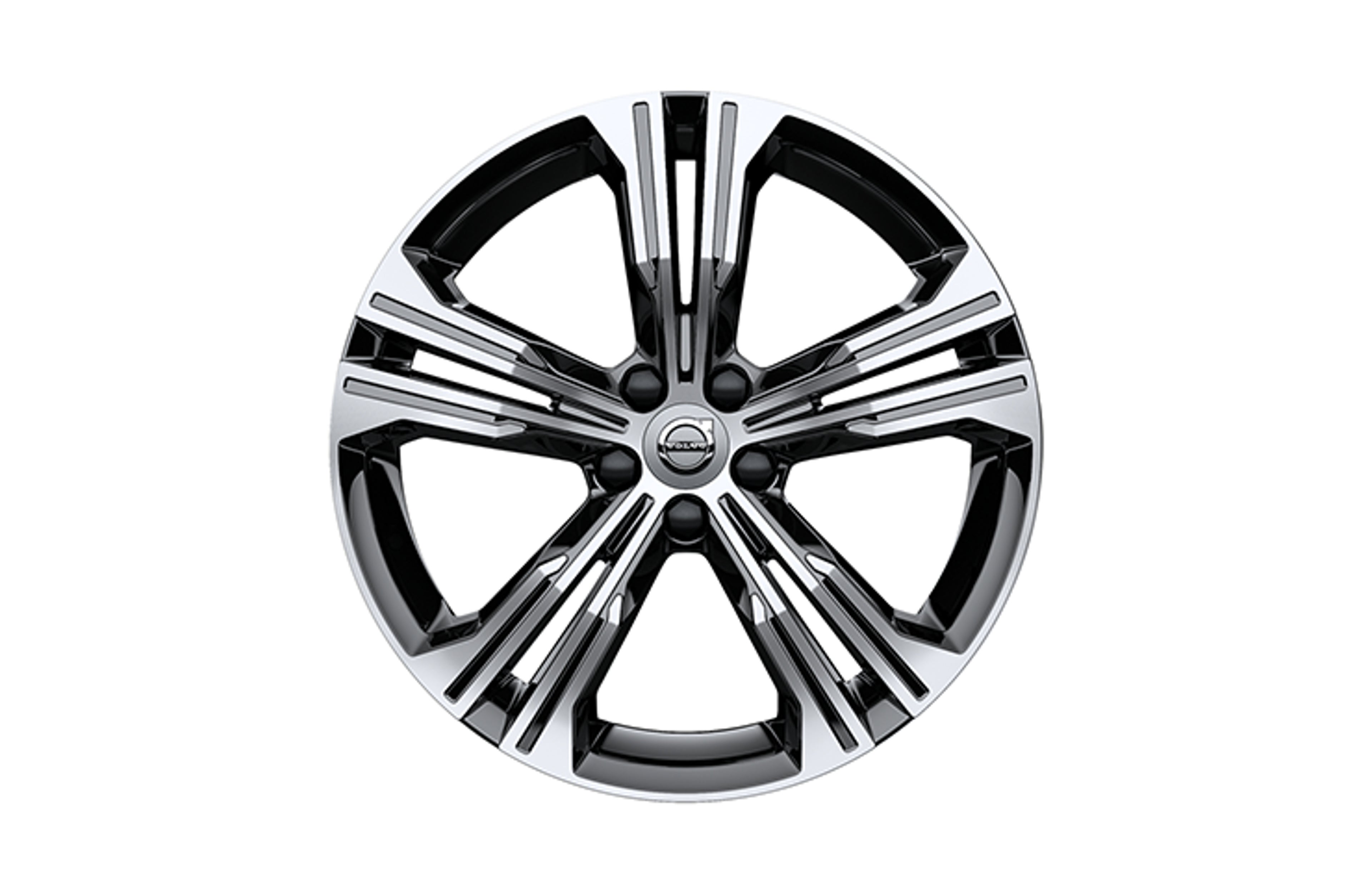 Cerchi 19" a 5 razze doppie Black Diamond Cut - 924