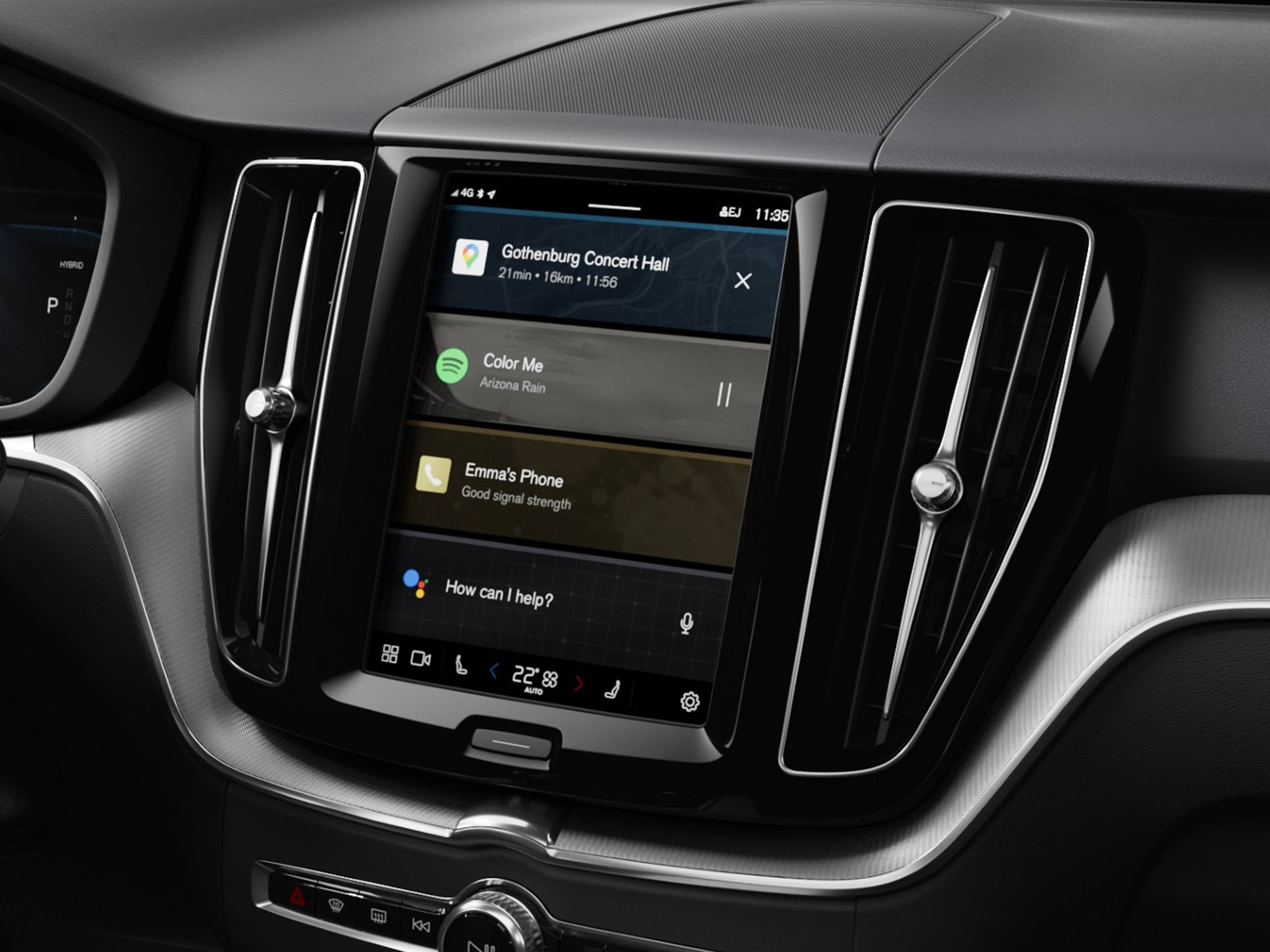 Innenausstattung eines Volvo XC60 in der Black Edition.