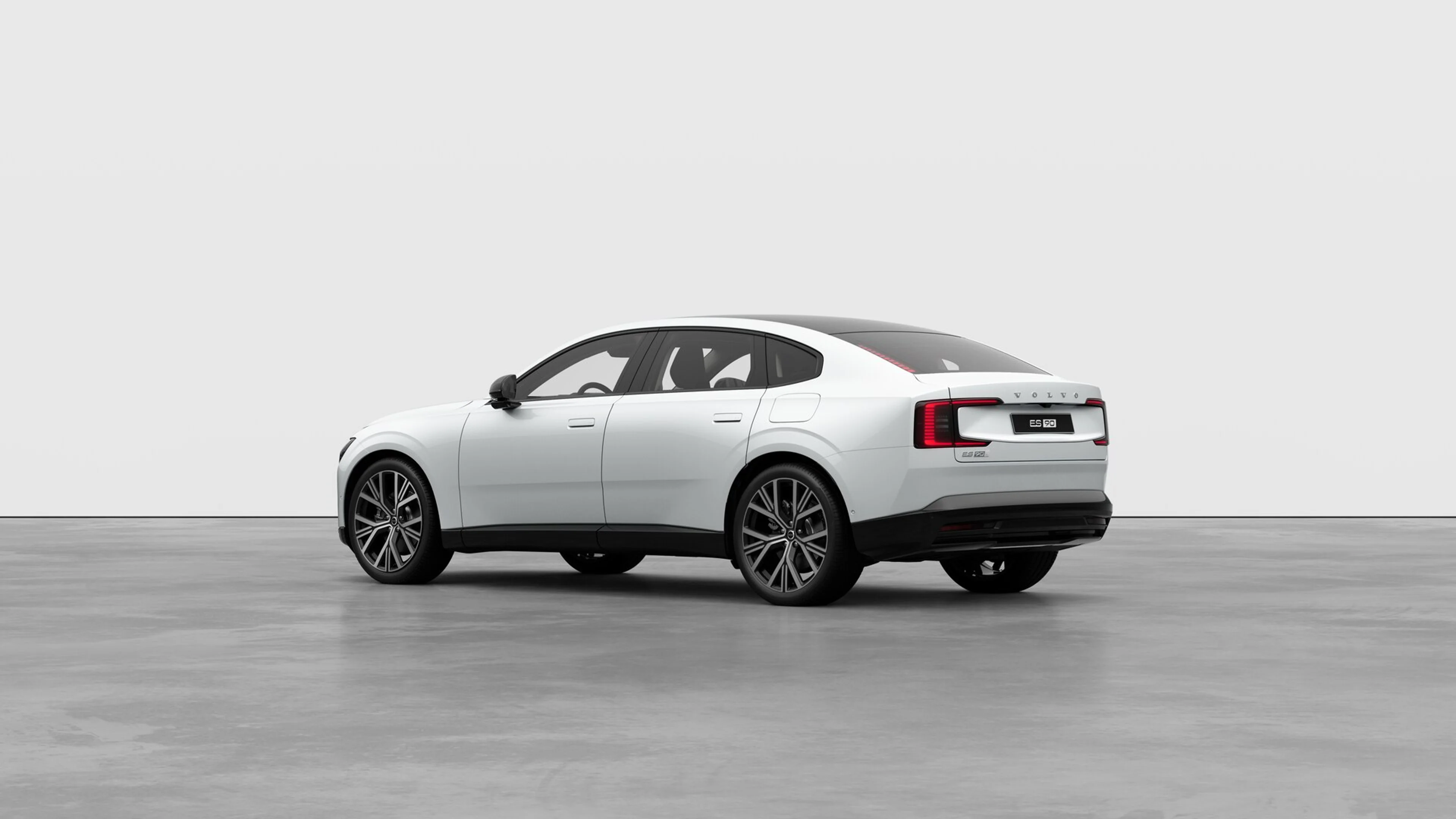 Achterkwartaanzicht Volvo ES90 launch edition