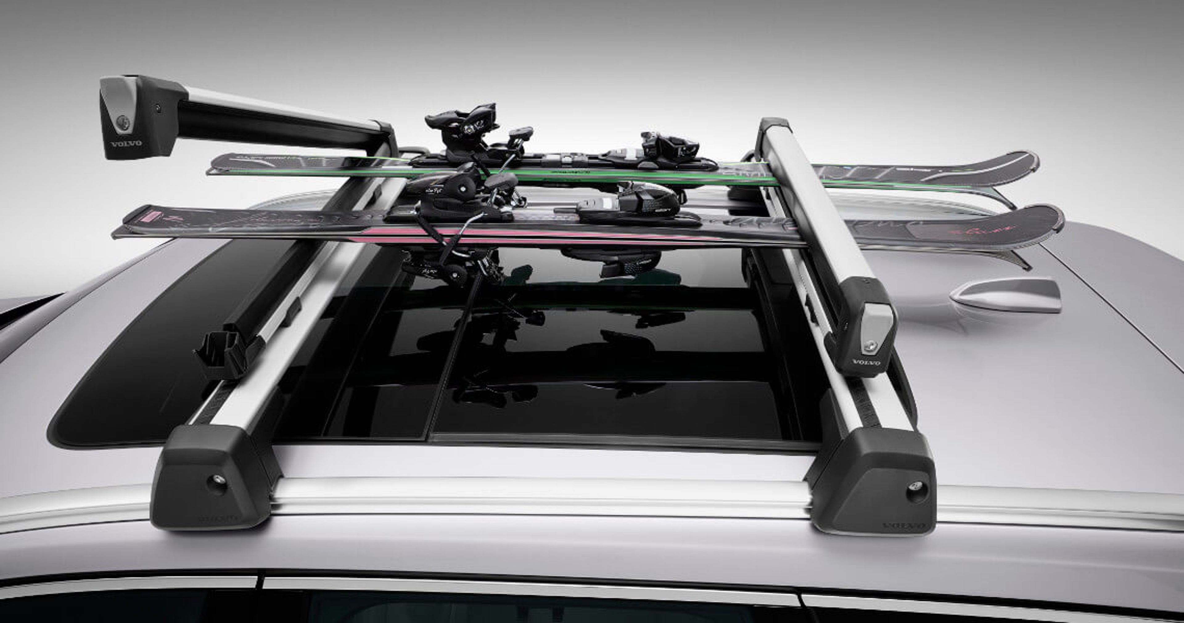 Skiträger für das Dach des Volvo