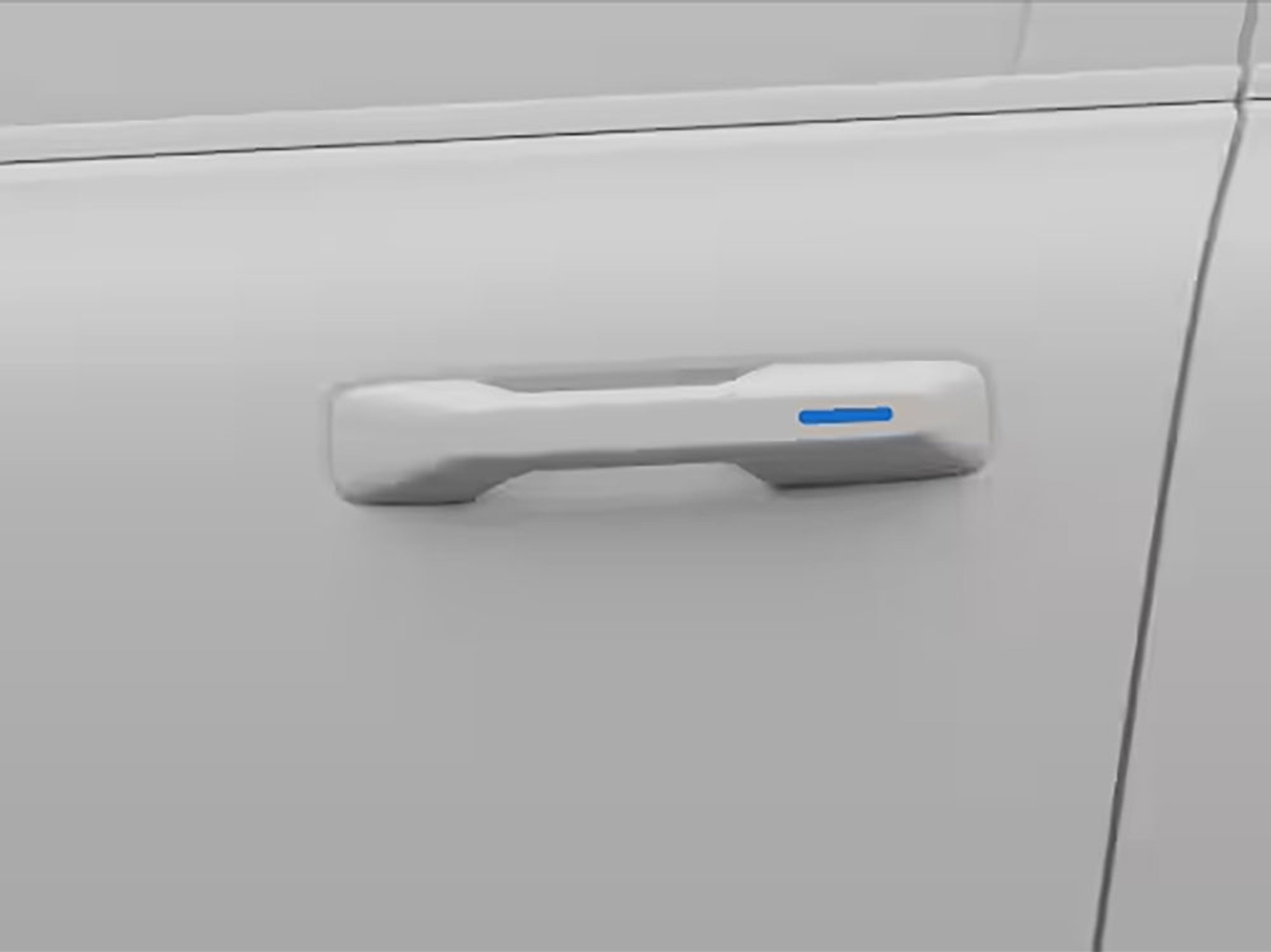 Poignée de porte du SUV EX90.