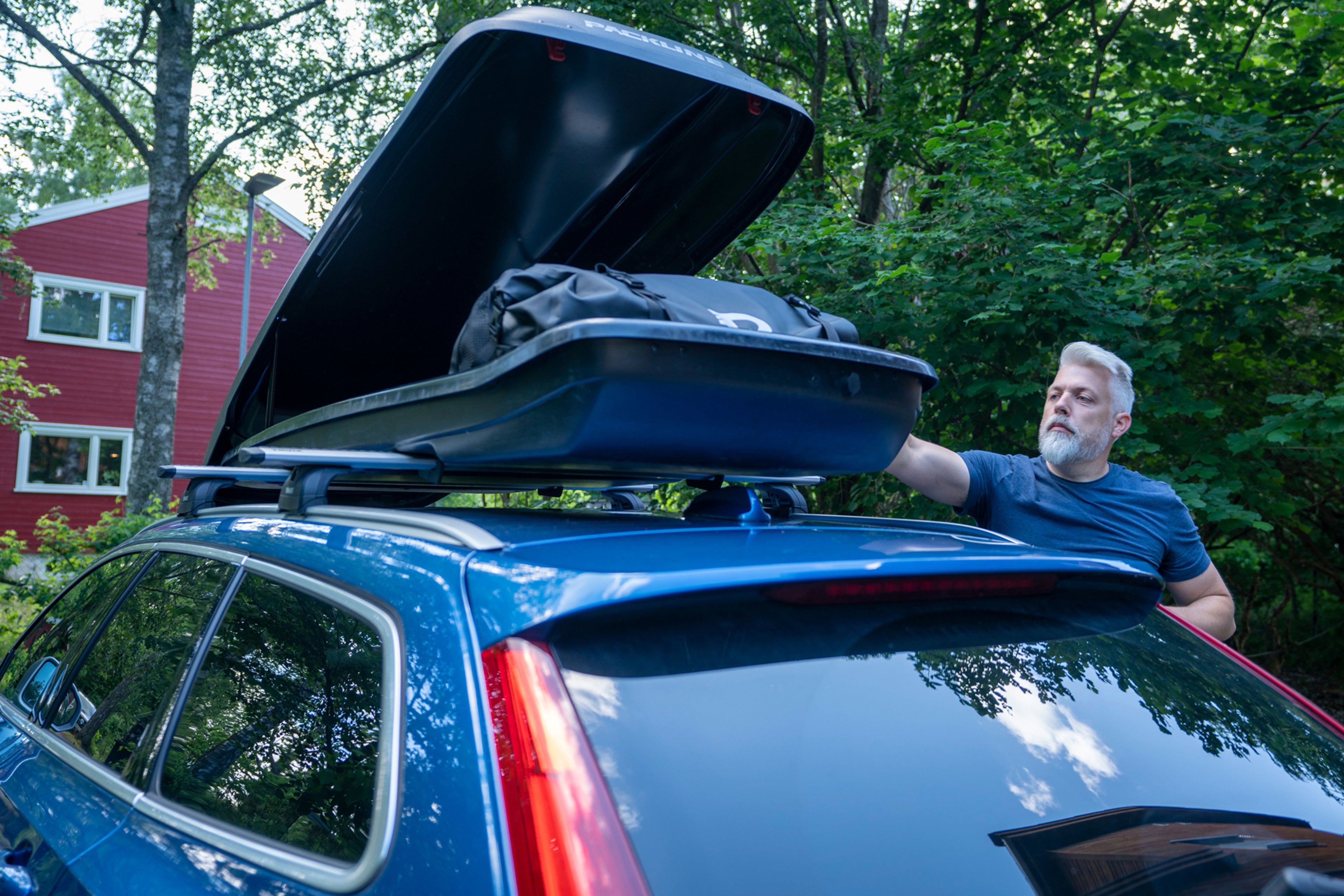 Takboks på en Volvo