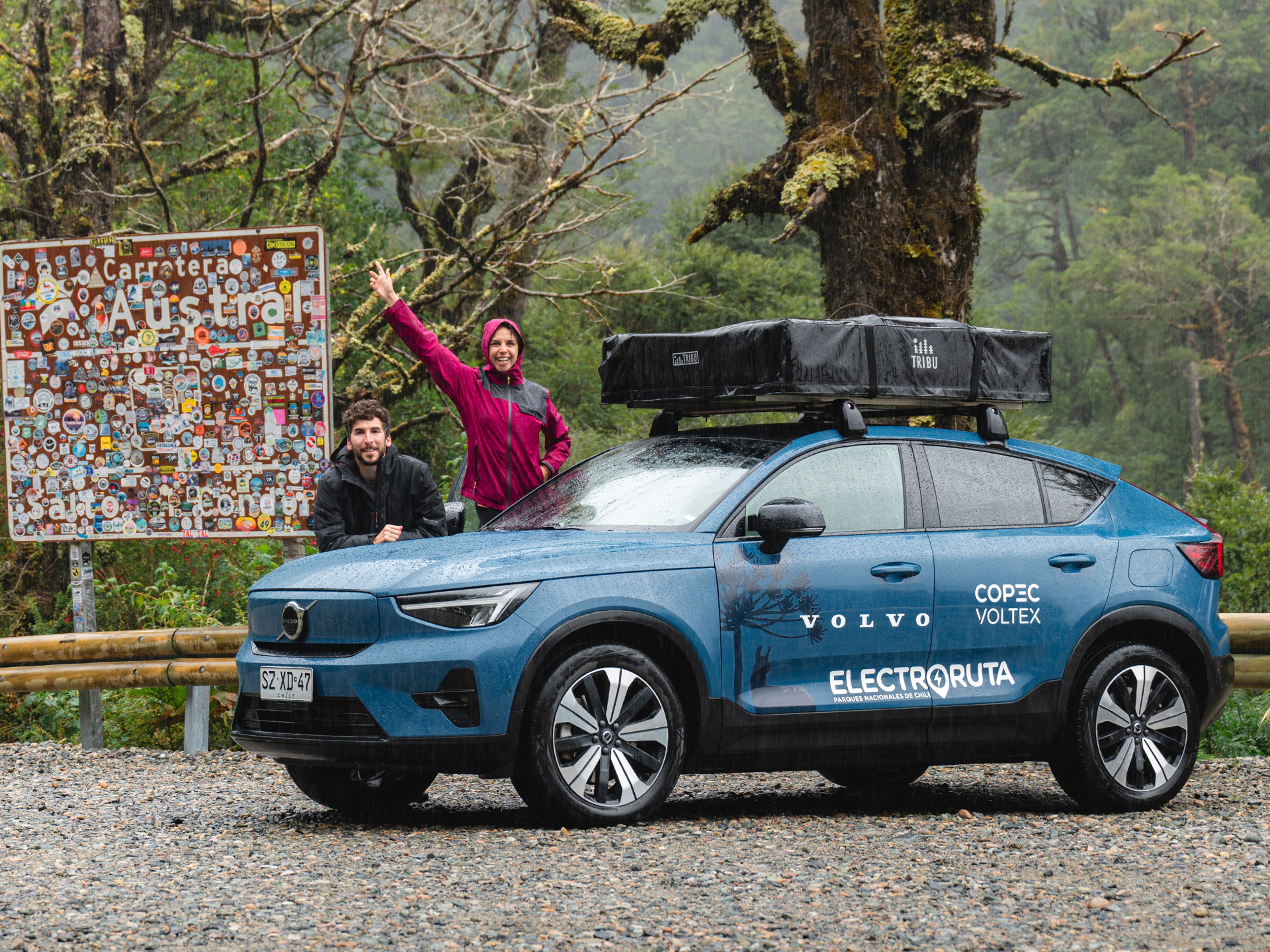 VOLVO C40 RECHARGE RECORRERÁ PARQUES NACIONALES JUNTO AL PROYECTO “ELECTRO RUTA”
