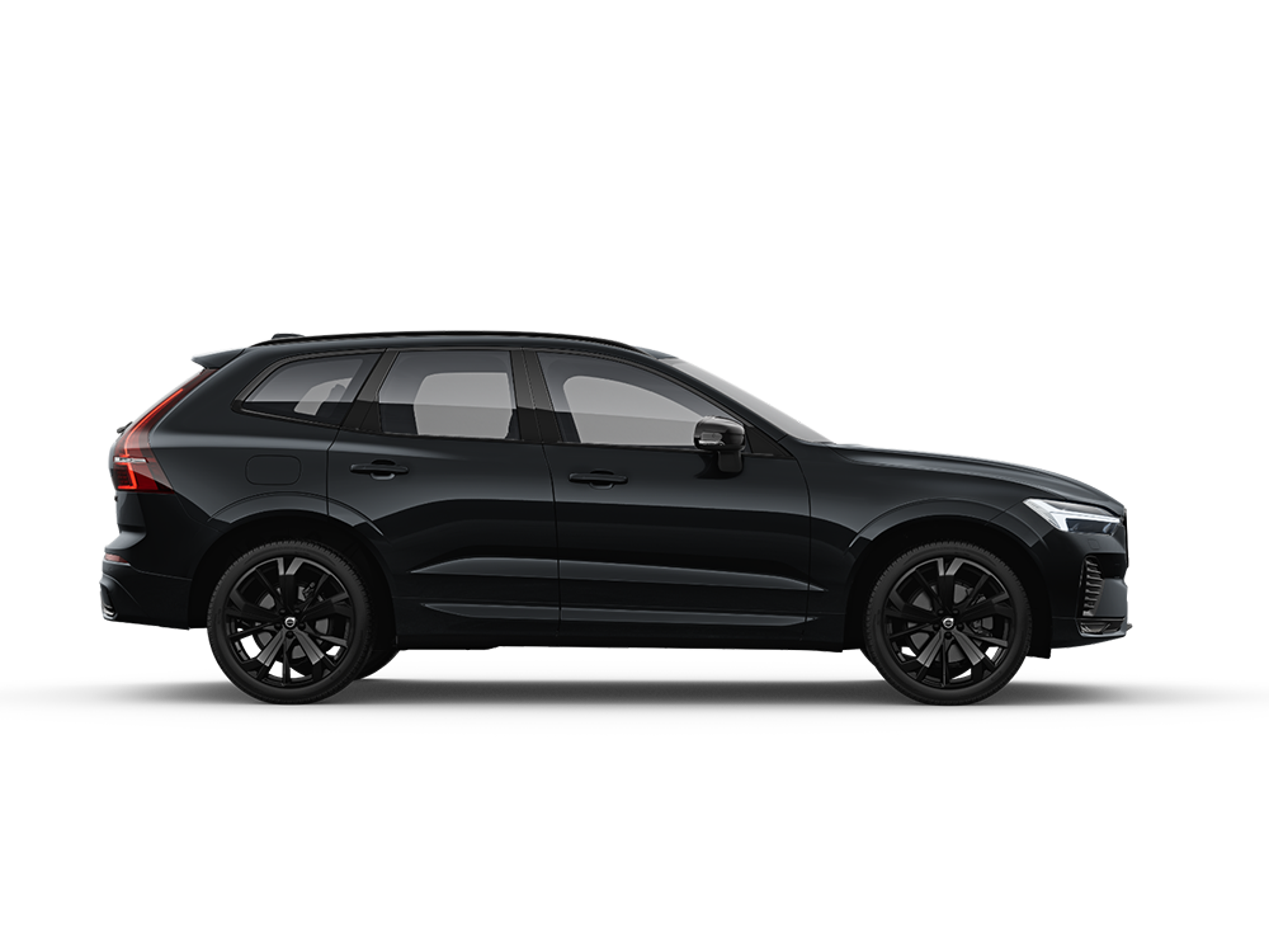 XC60 Black Edition op een witte achtergrond