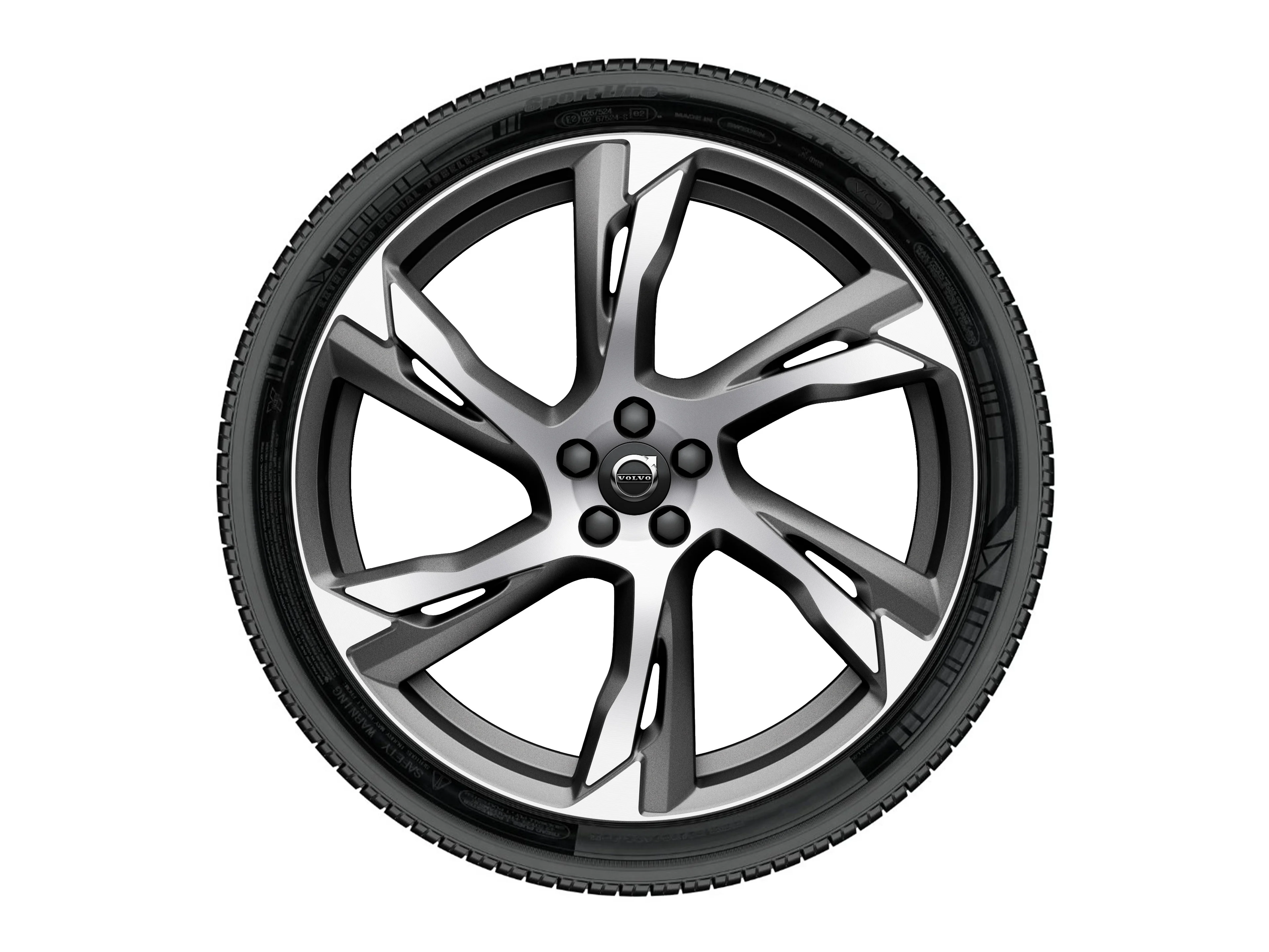 Abbildung einer Volvo XC90 SUV Felge.