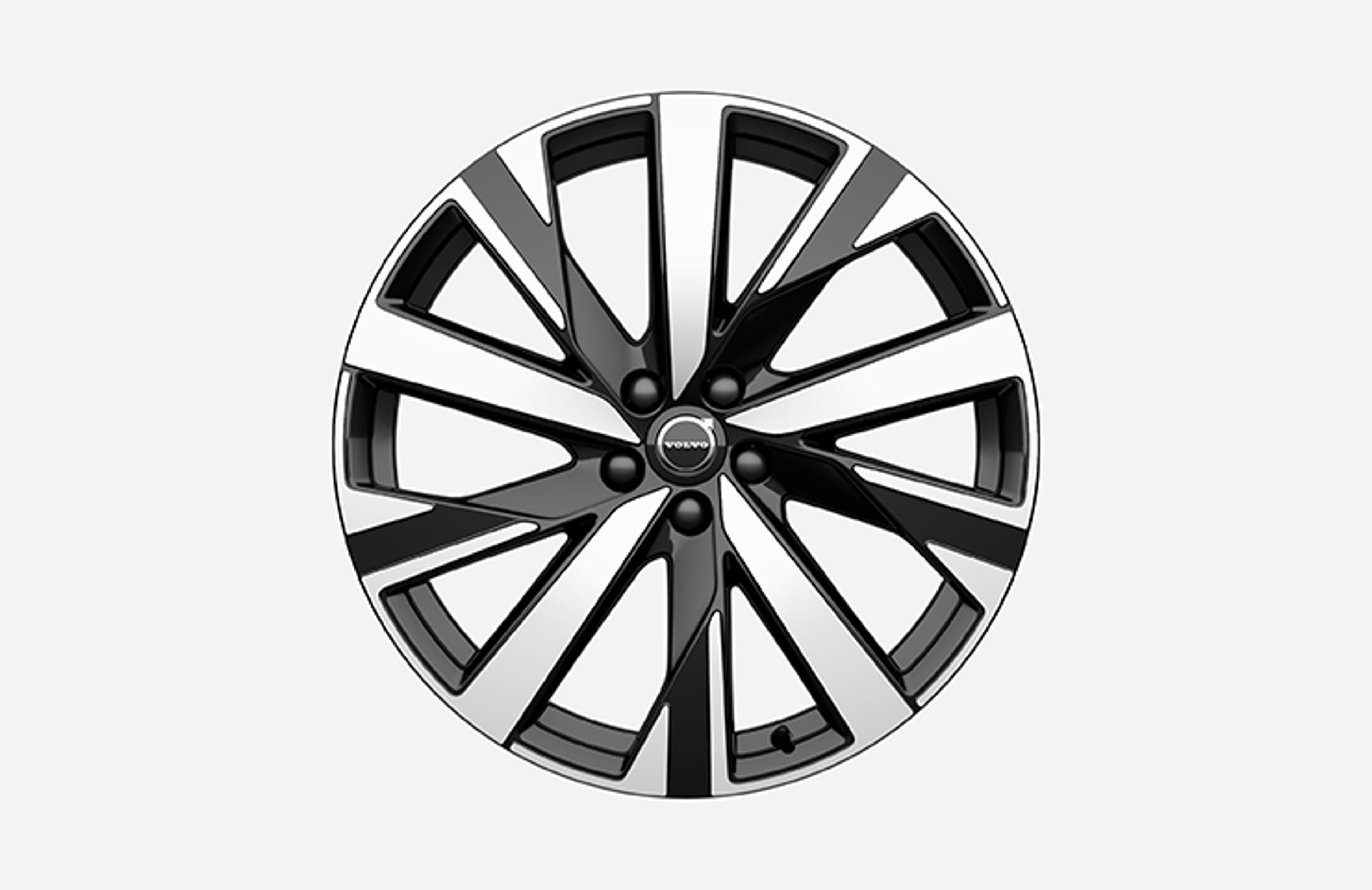 Cerchi 20" a 5 razze multiple Black Diamond Cut - 1284