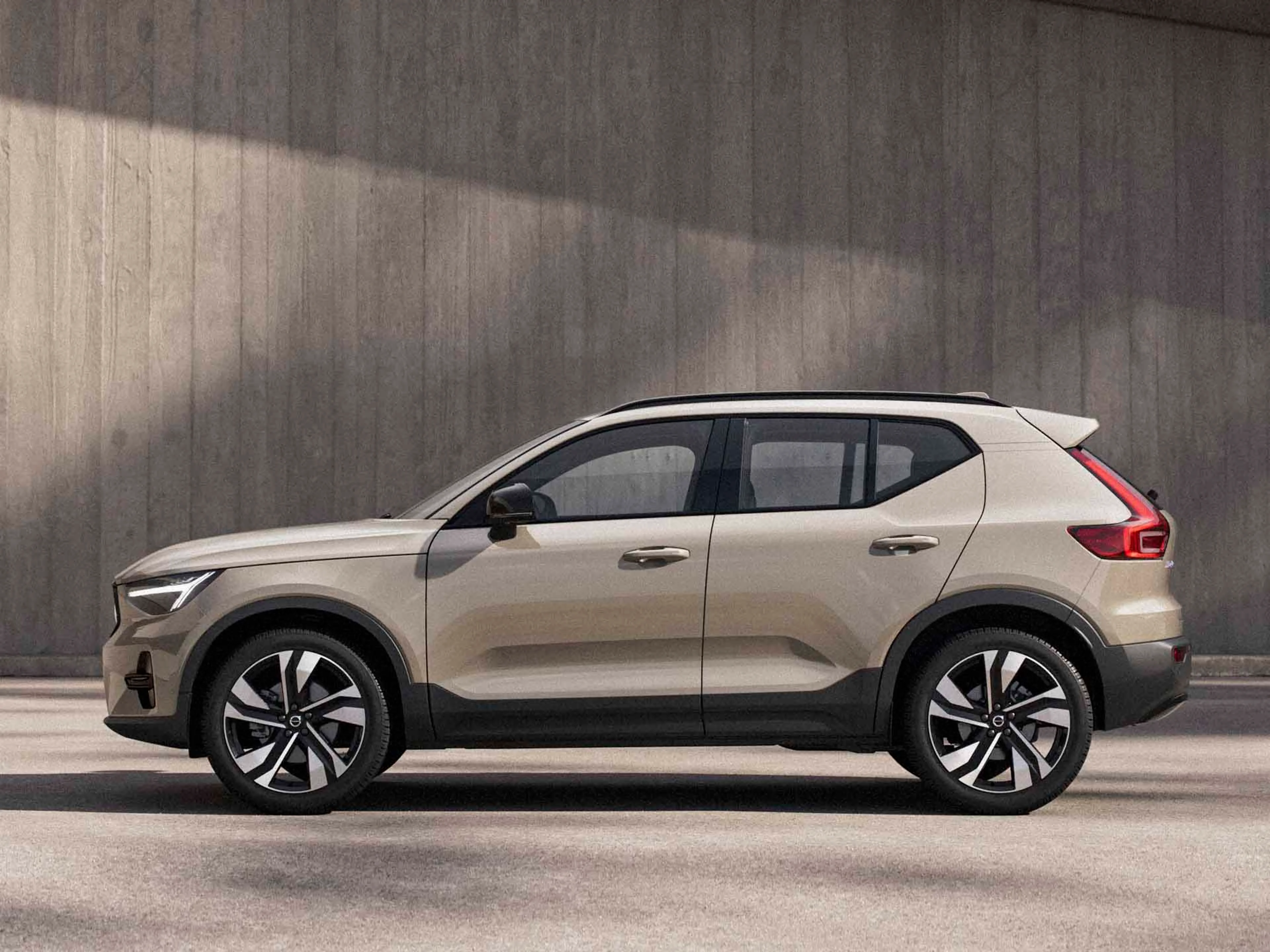 Vista lateral Volvo XC40