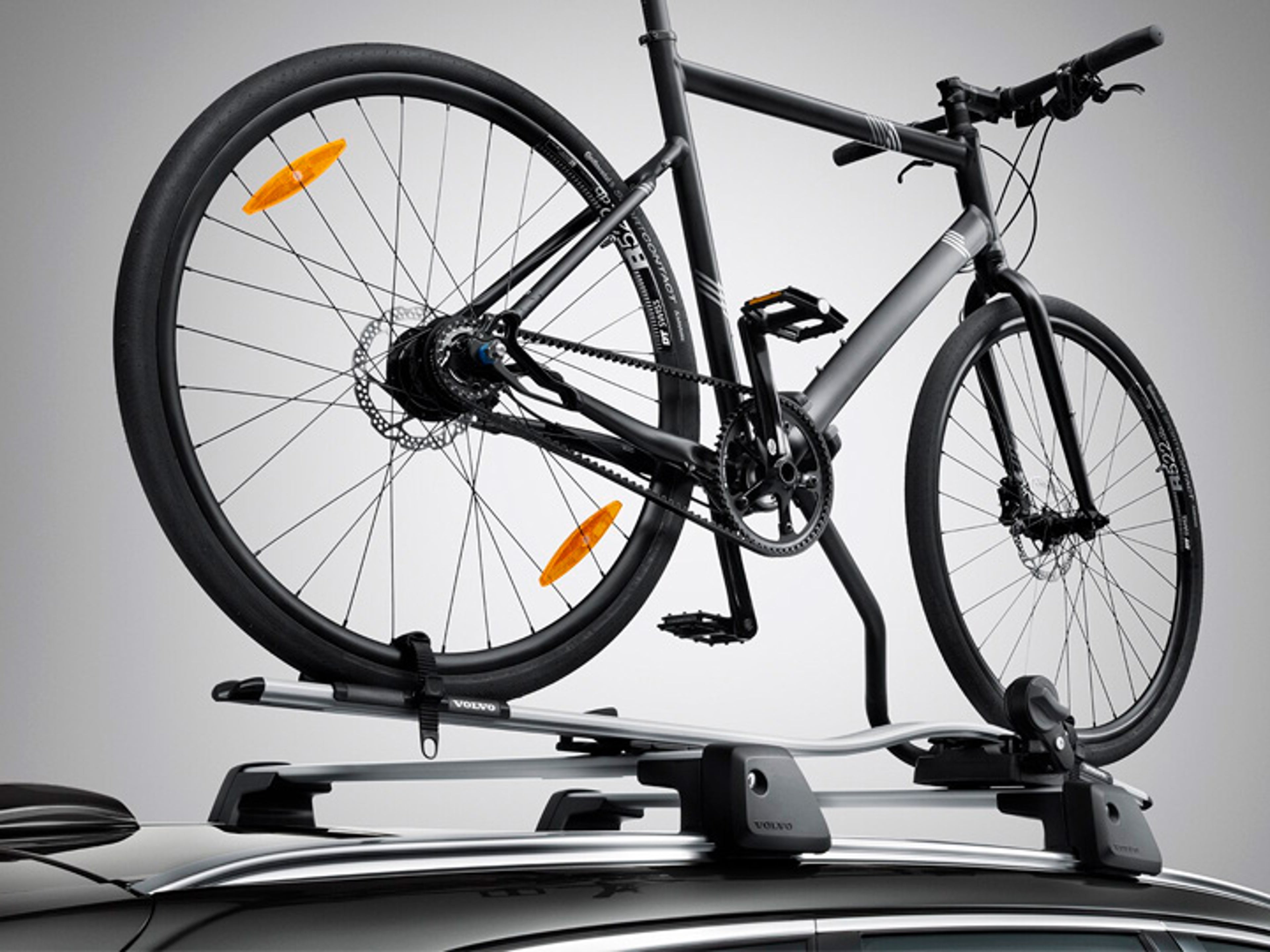 Volvo - Portabicicletas de aluminio de montaje en bastidor