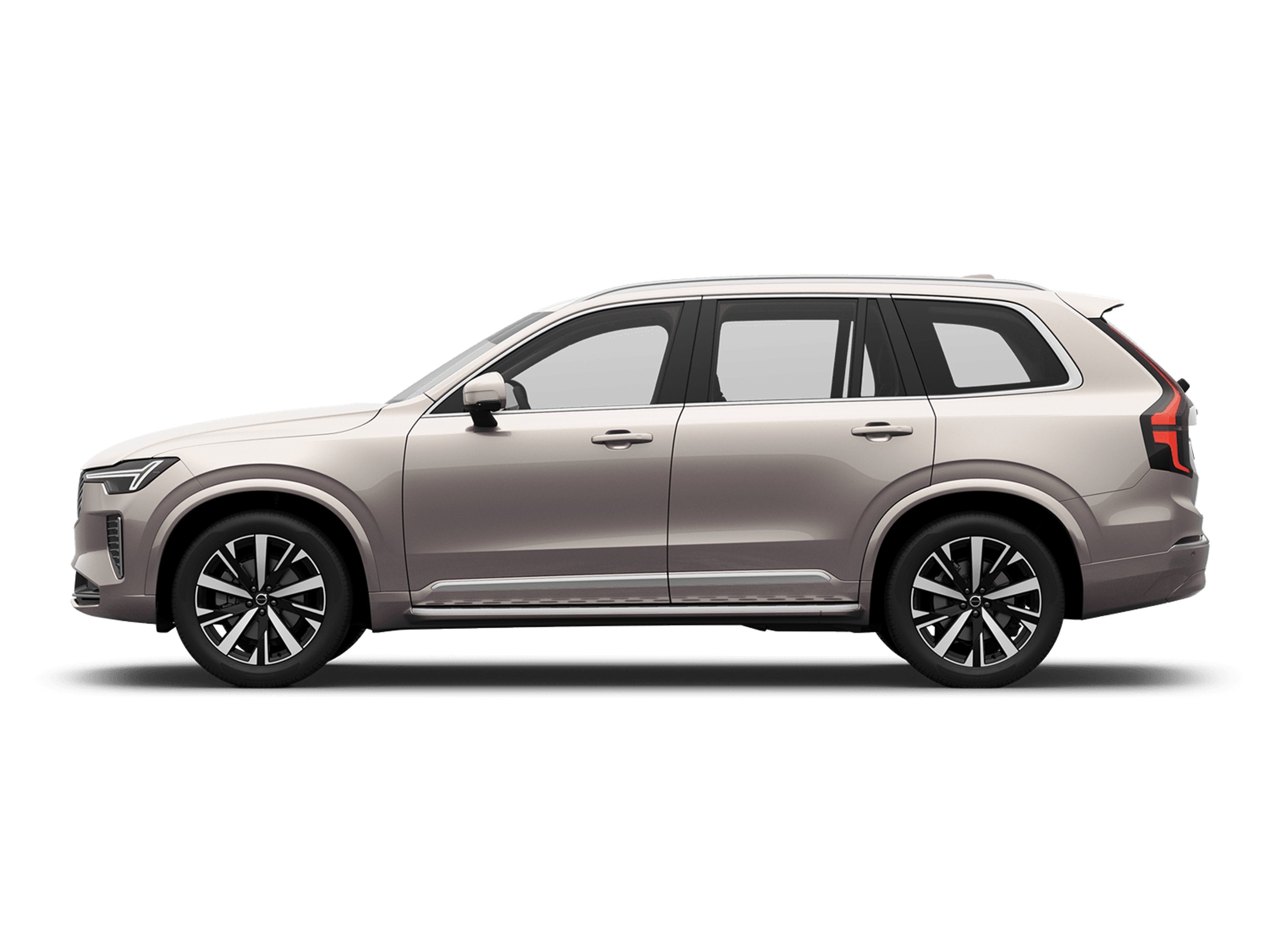 Volvo XC90 langs zijkant
