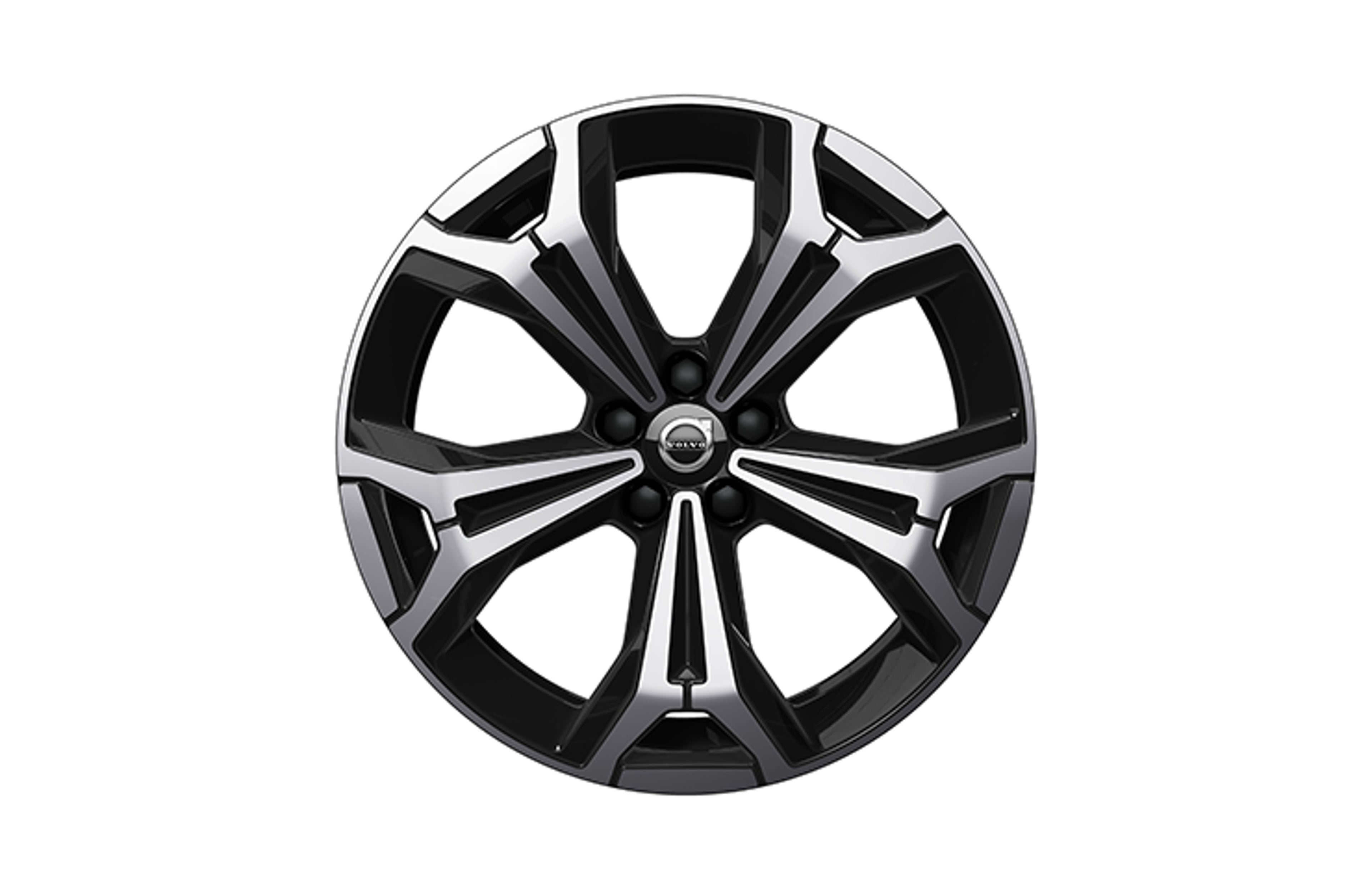 Cerchi 19" a 5 razze a Y Black Diamond Cut - 1184