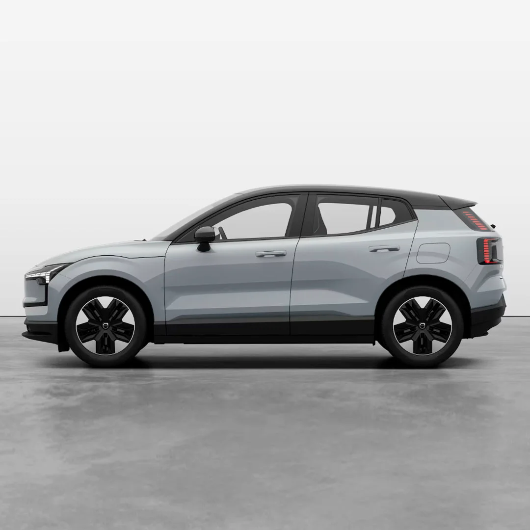 Vista trasera lateral Volvo EX30