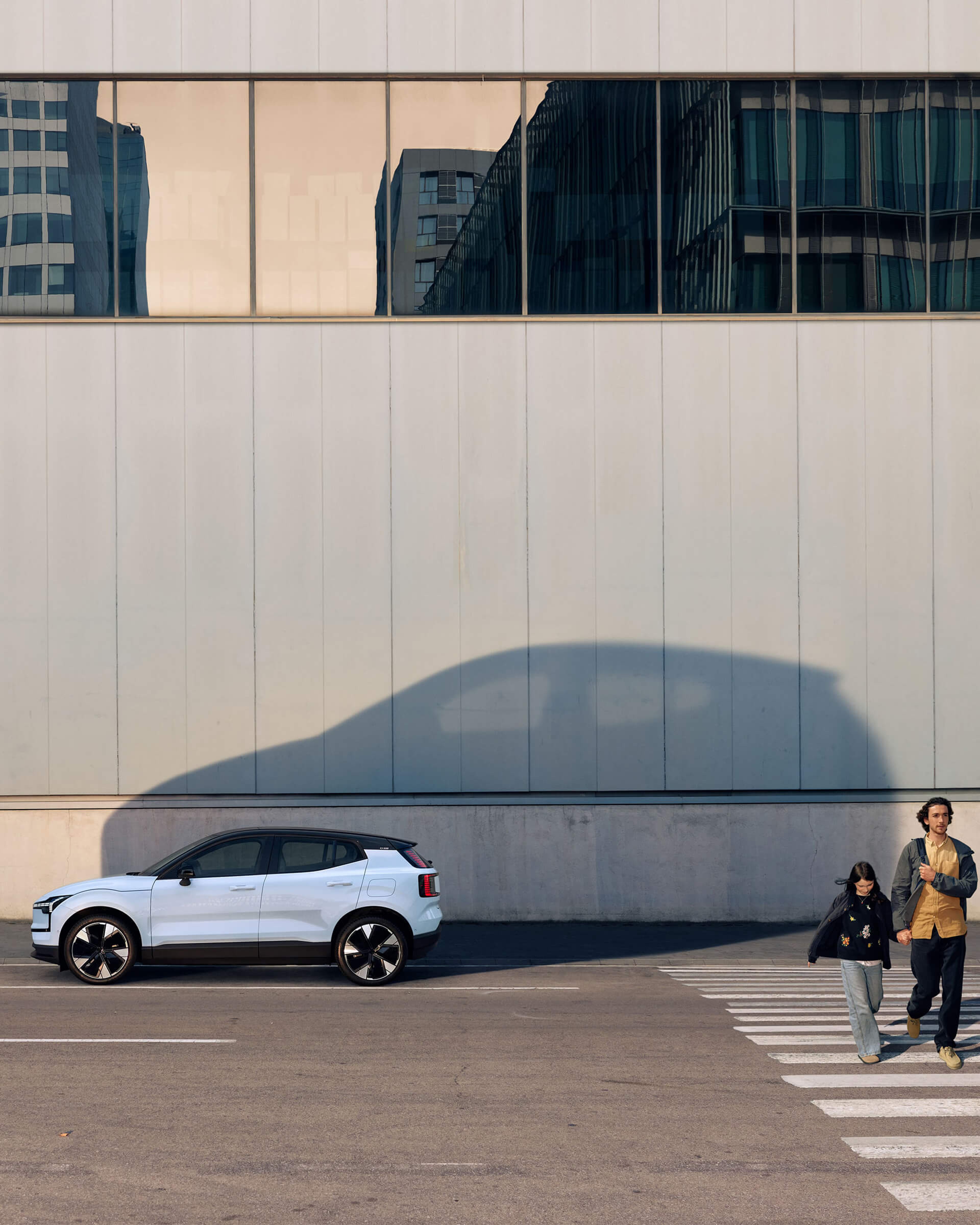 Der Volvo EX30 in der Seitenansicht