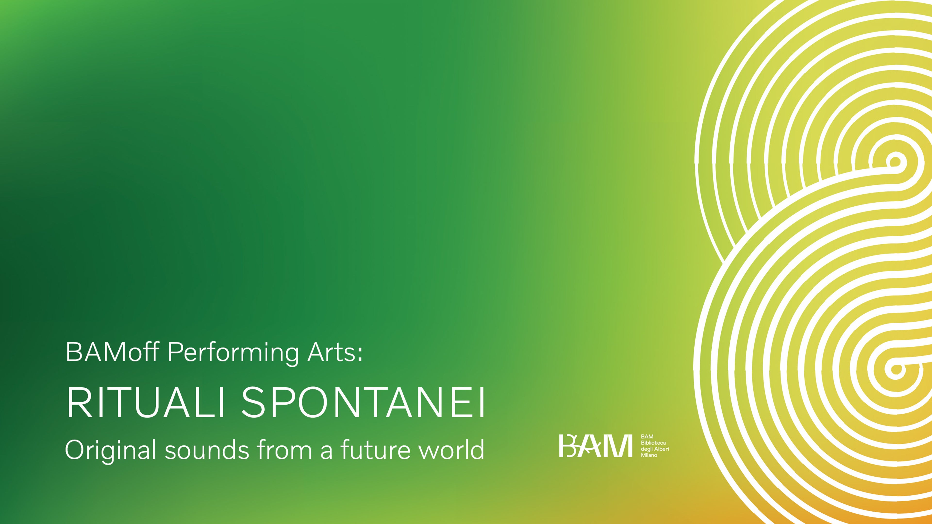 VSM | BAM Off - Rituali spontanei