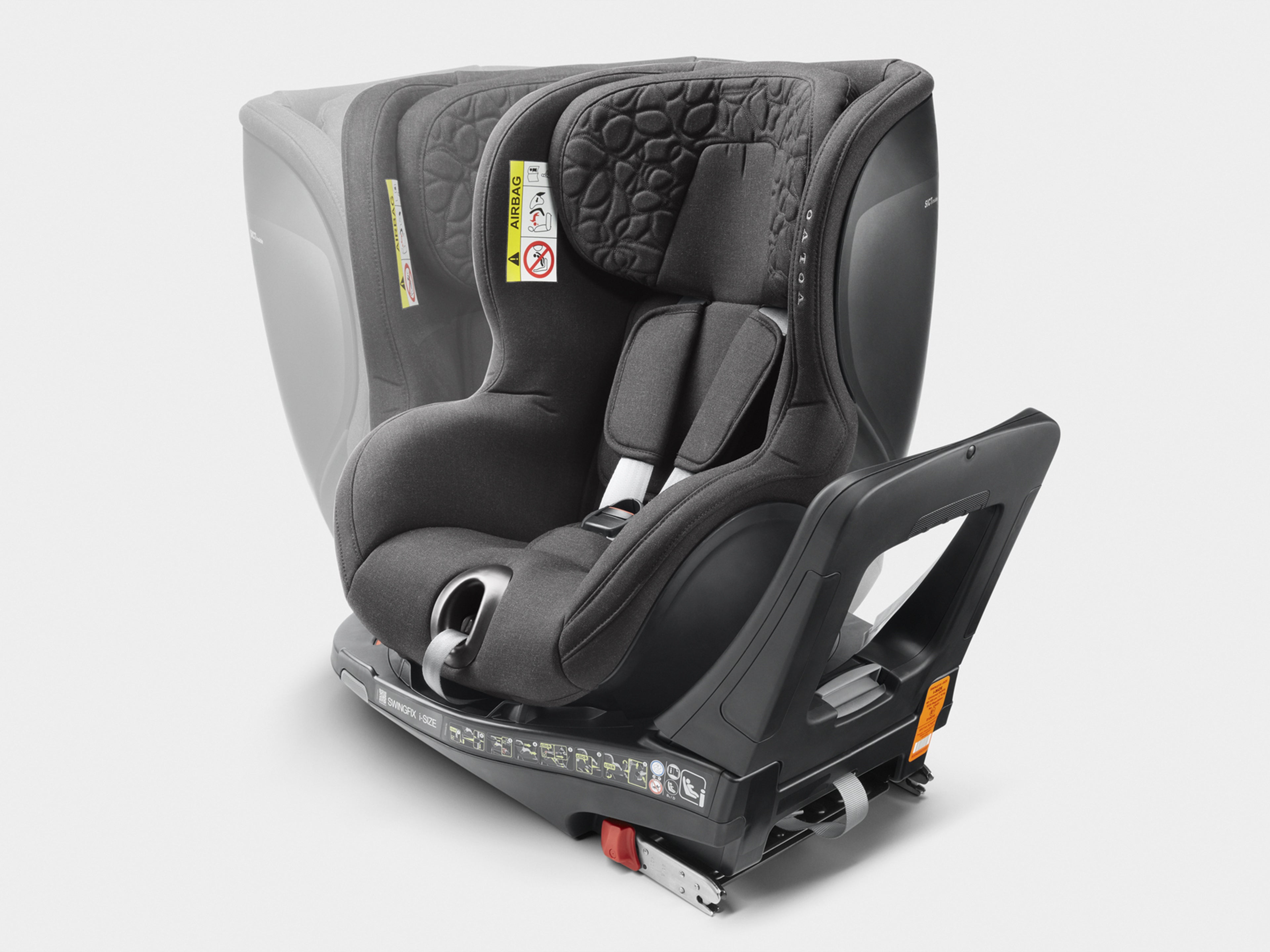 Silla infantil orientada hacia atrás de fácil acceso