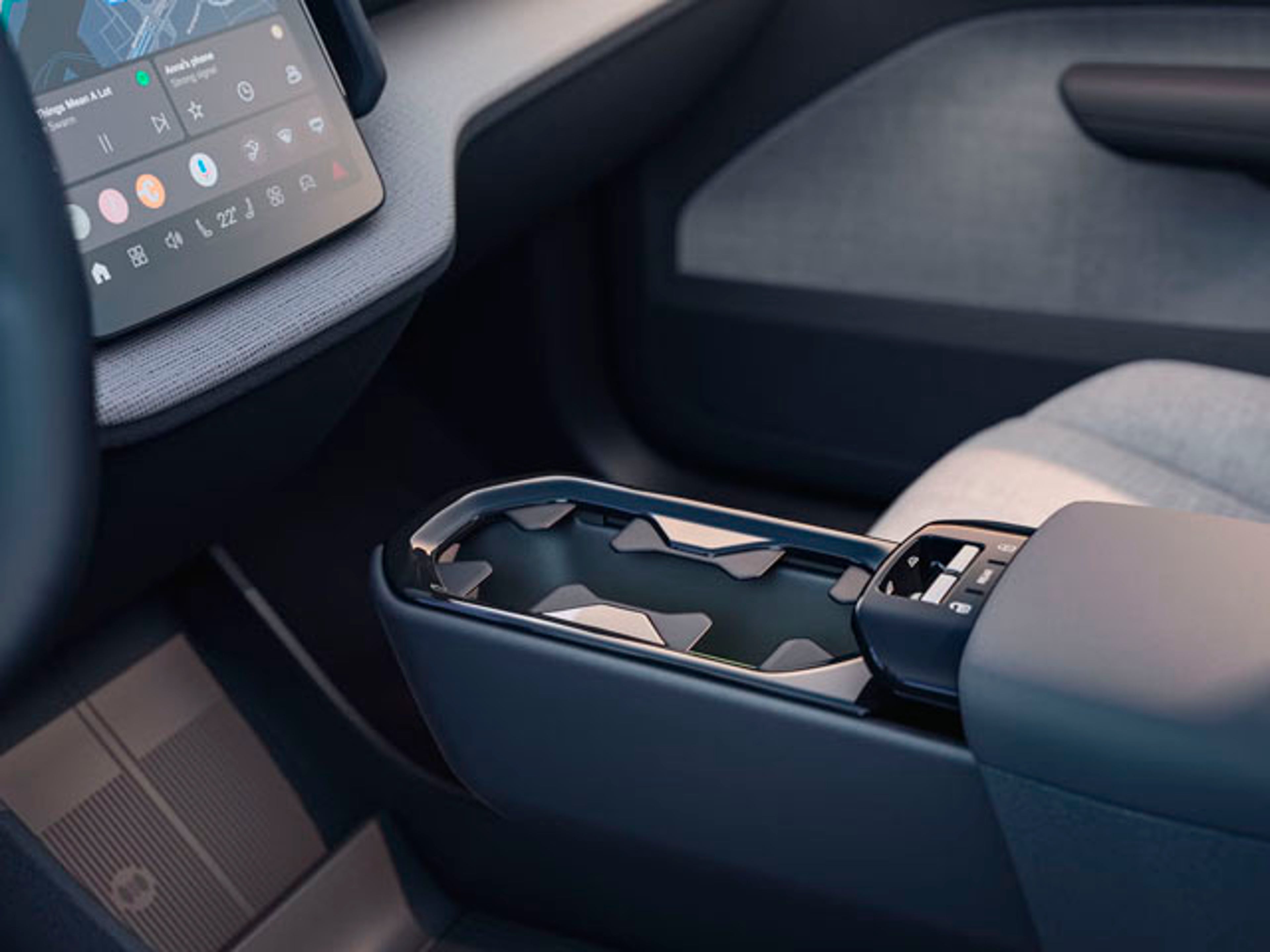 Soluciones de almacenamiento en el Volvo EX30