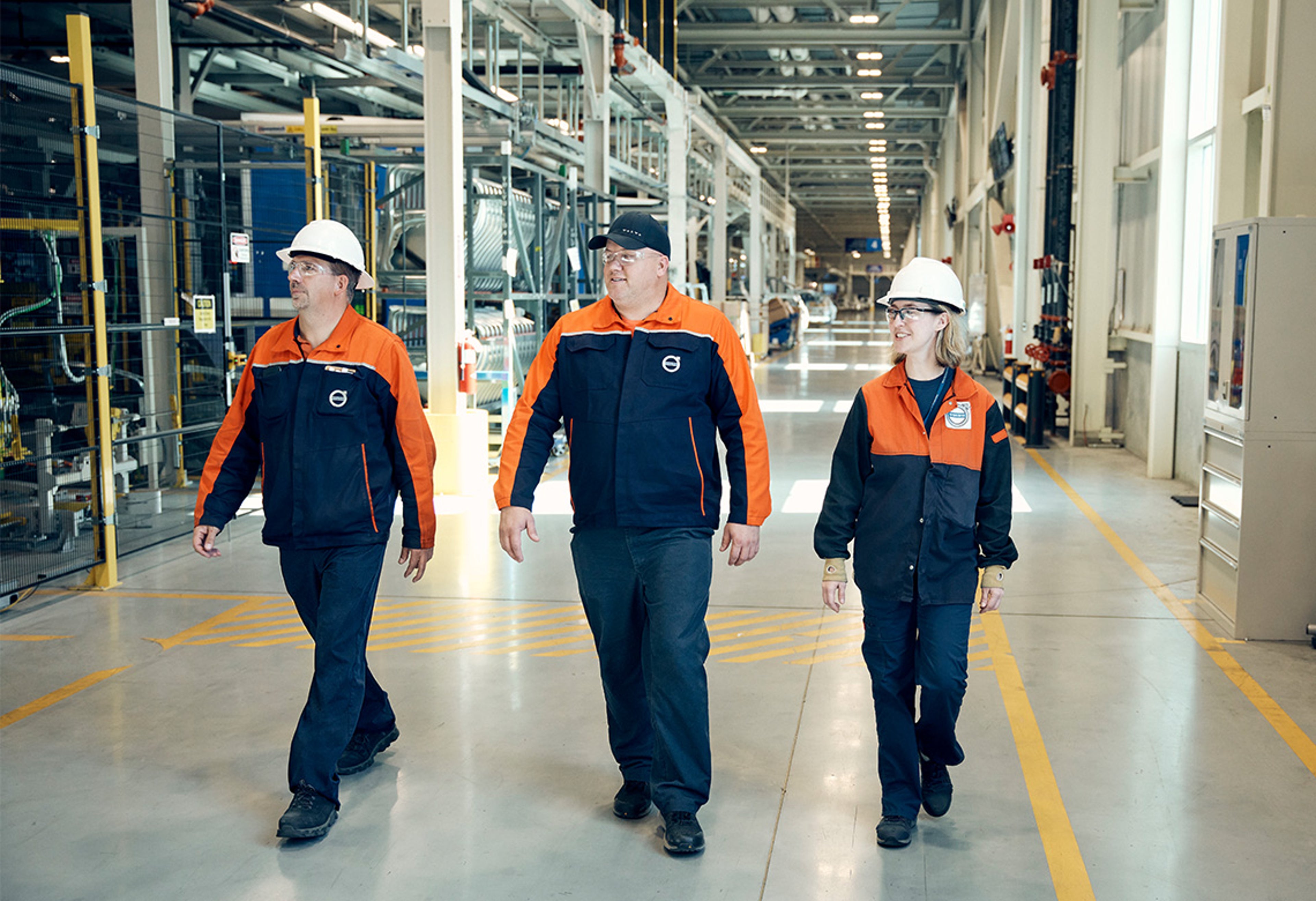 Meet the Volvo Team - Engineers inspect the plant