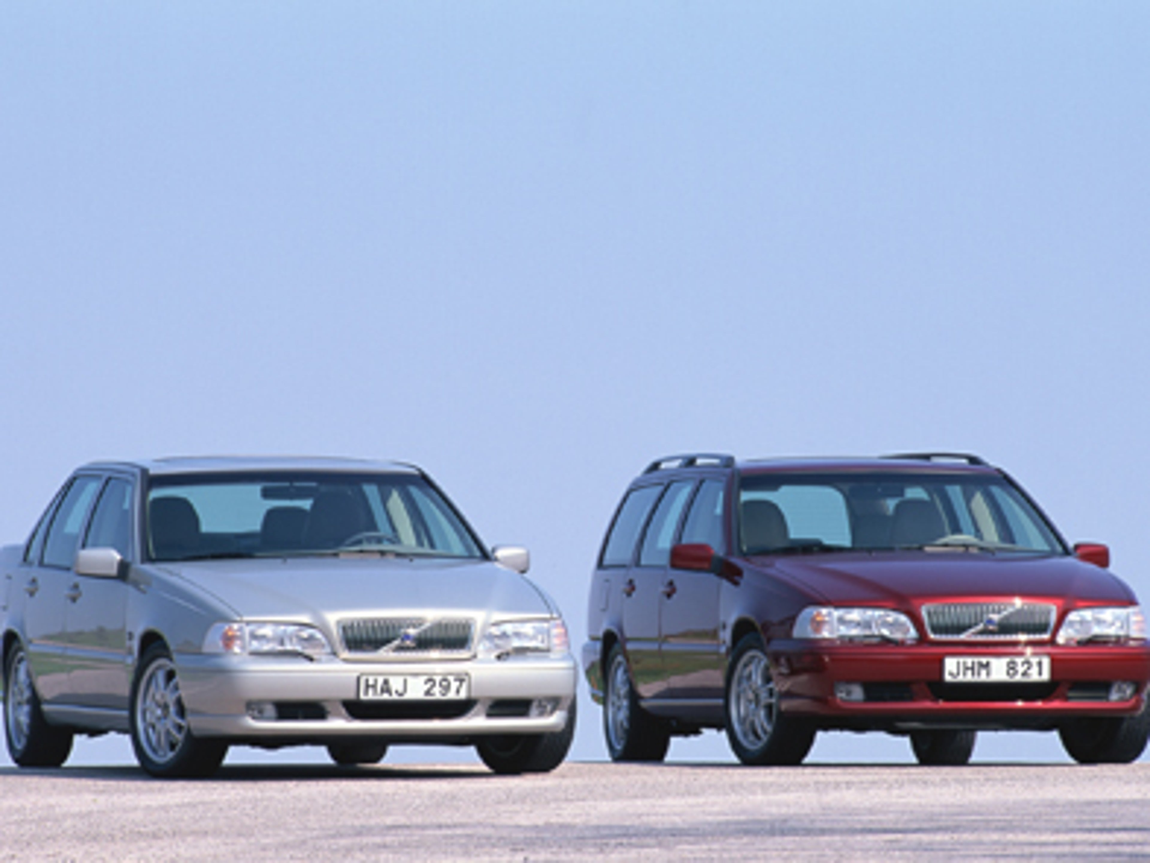 S70 og V70 ved siden av hverandre