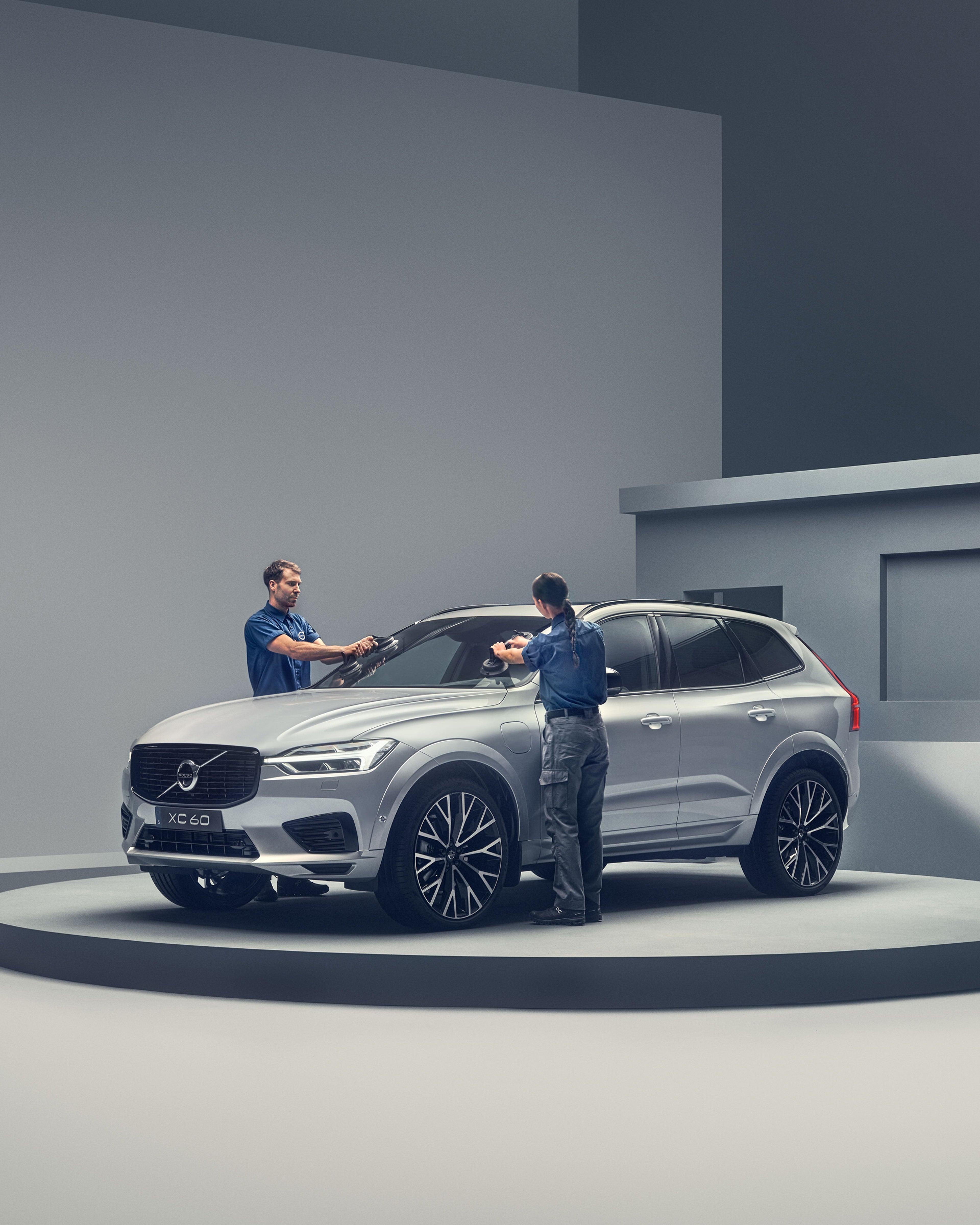 Servis čelního skla Volvo