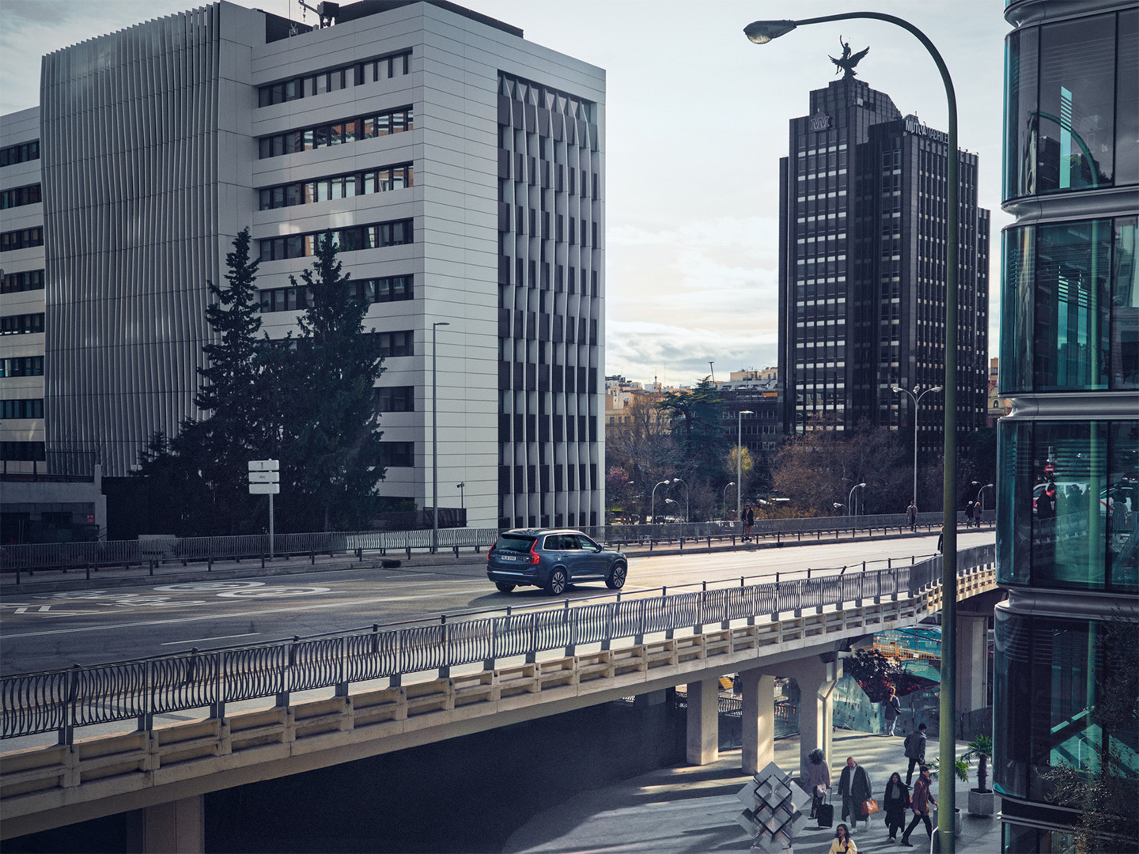 How the Volvo In-Use Verification Works - Car driving on road in city