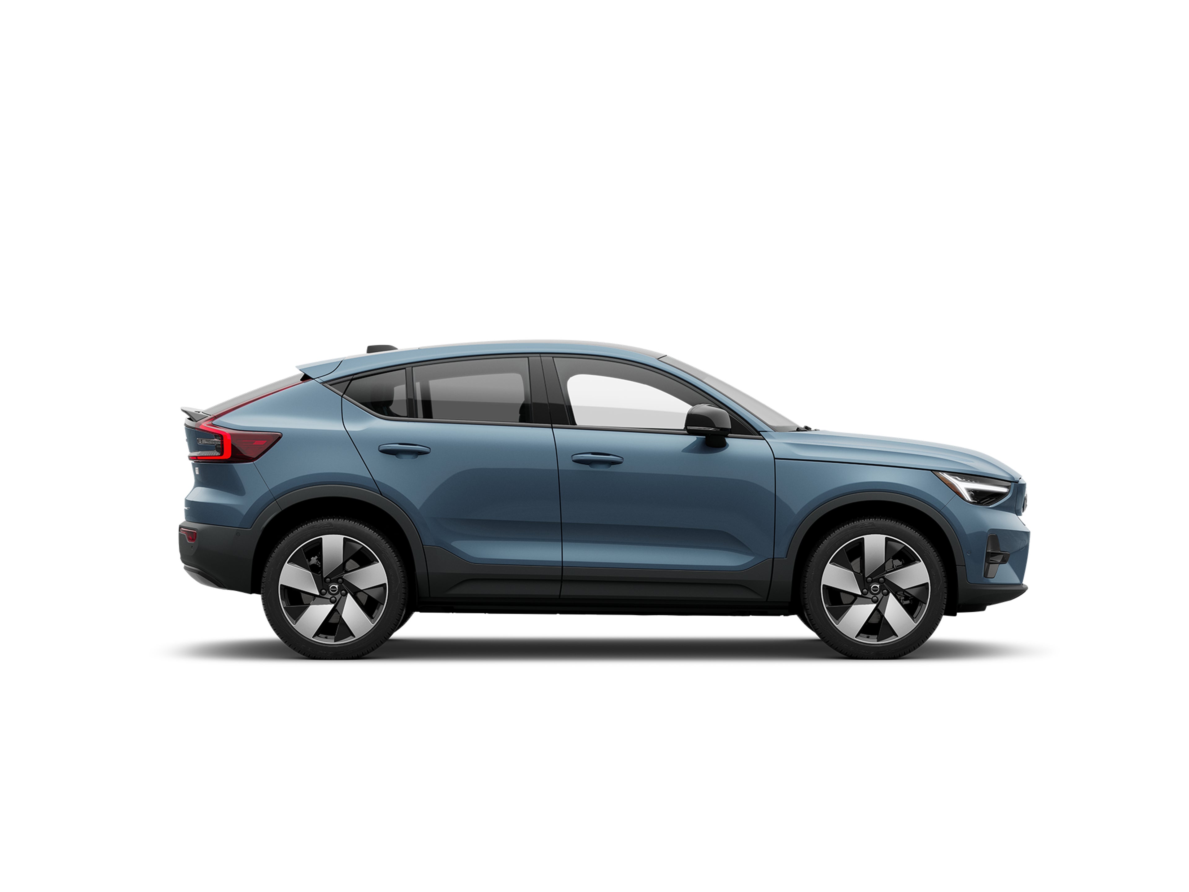 Ein vollelektrischer Volvo C40 Gebrauchtwagen.