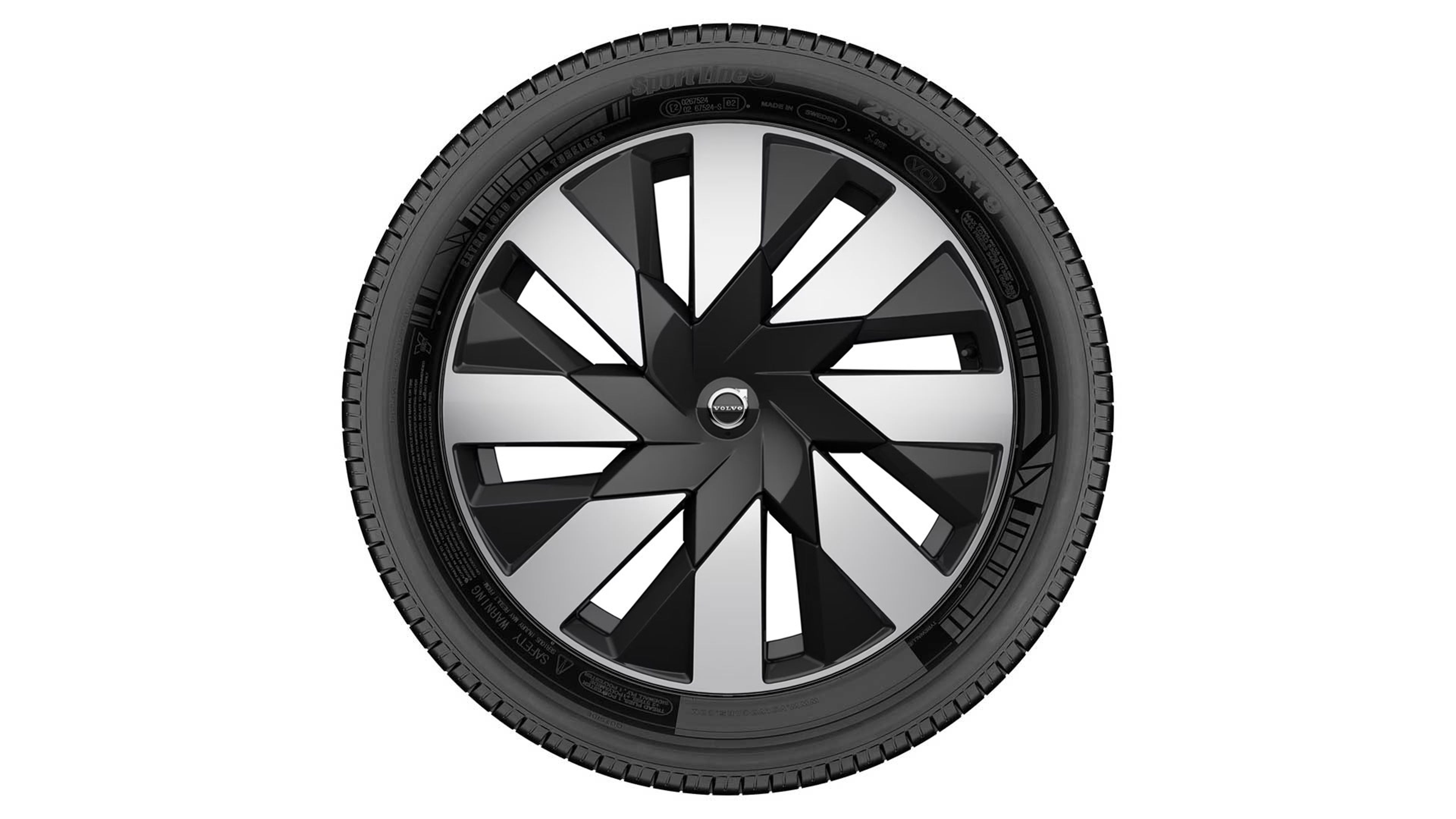 21" 8-Spoke Black Diamond Cut