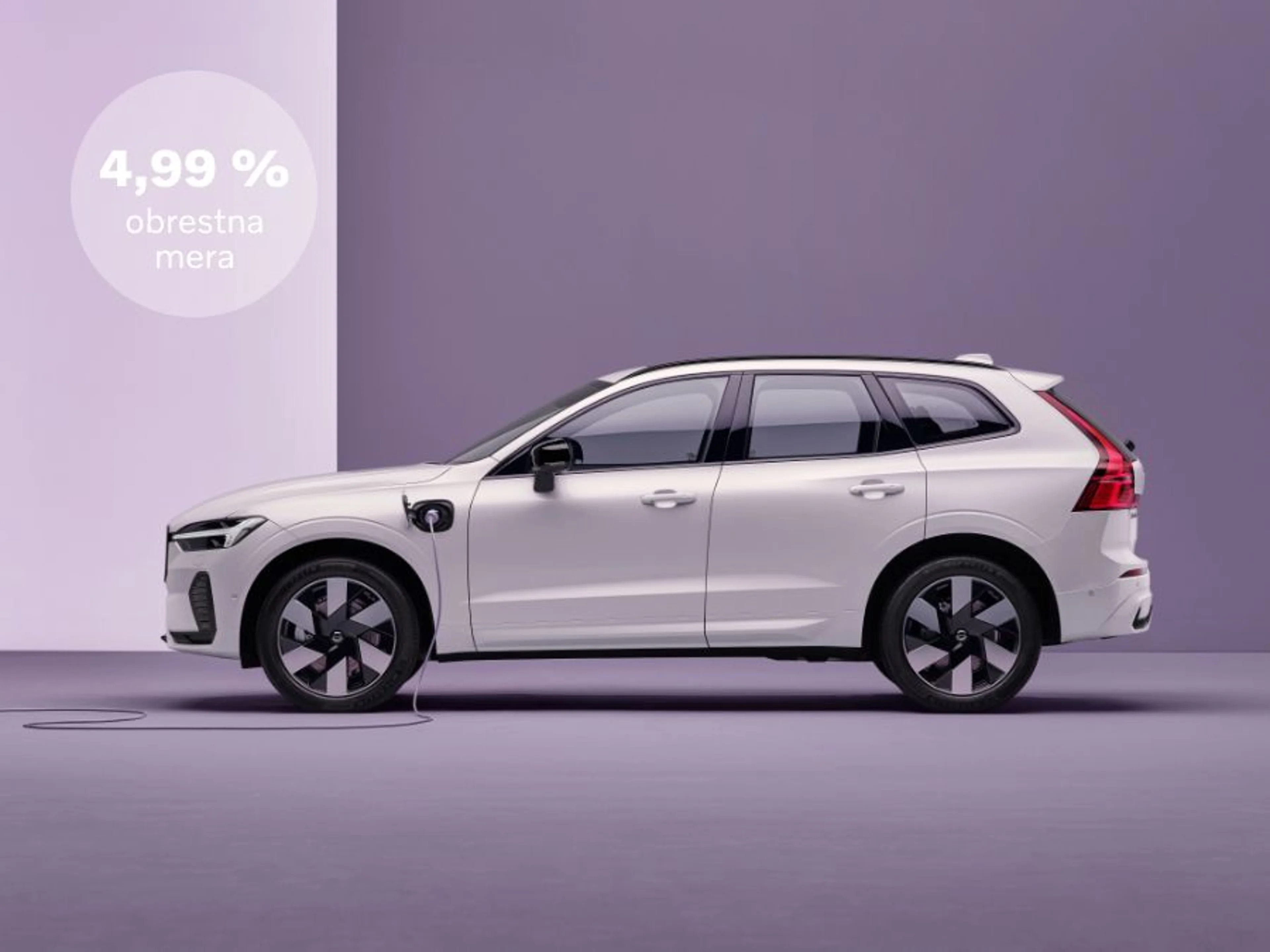 Volvo XC60 plug-in hybrid s promocijsko obrestno mero 4,99 %.